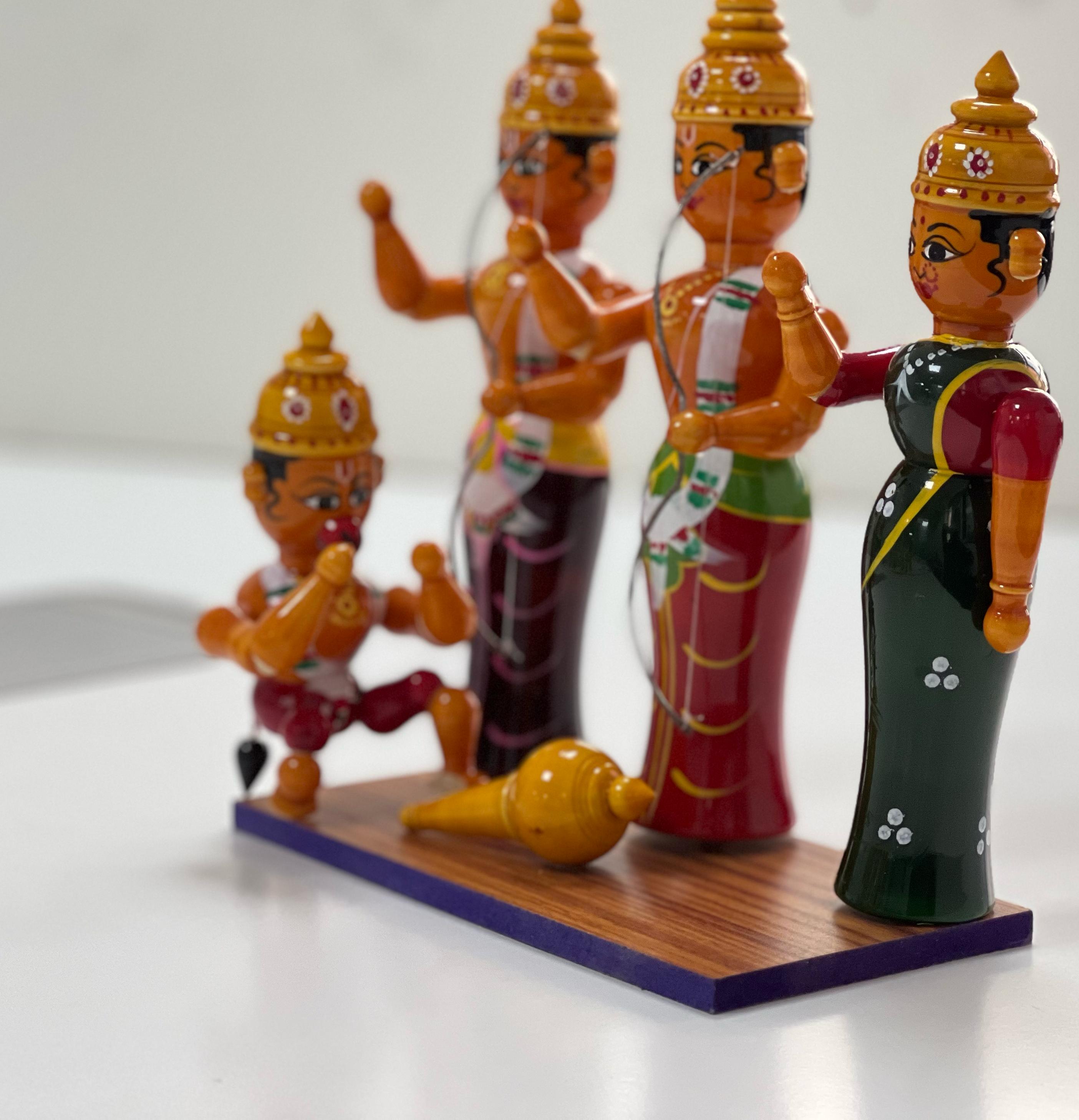 Ram Darbar Kondapalli Craft Decor - Kondapalli Toys