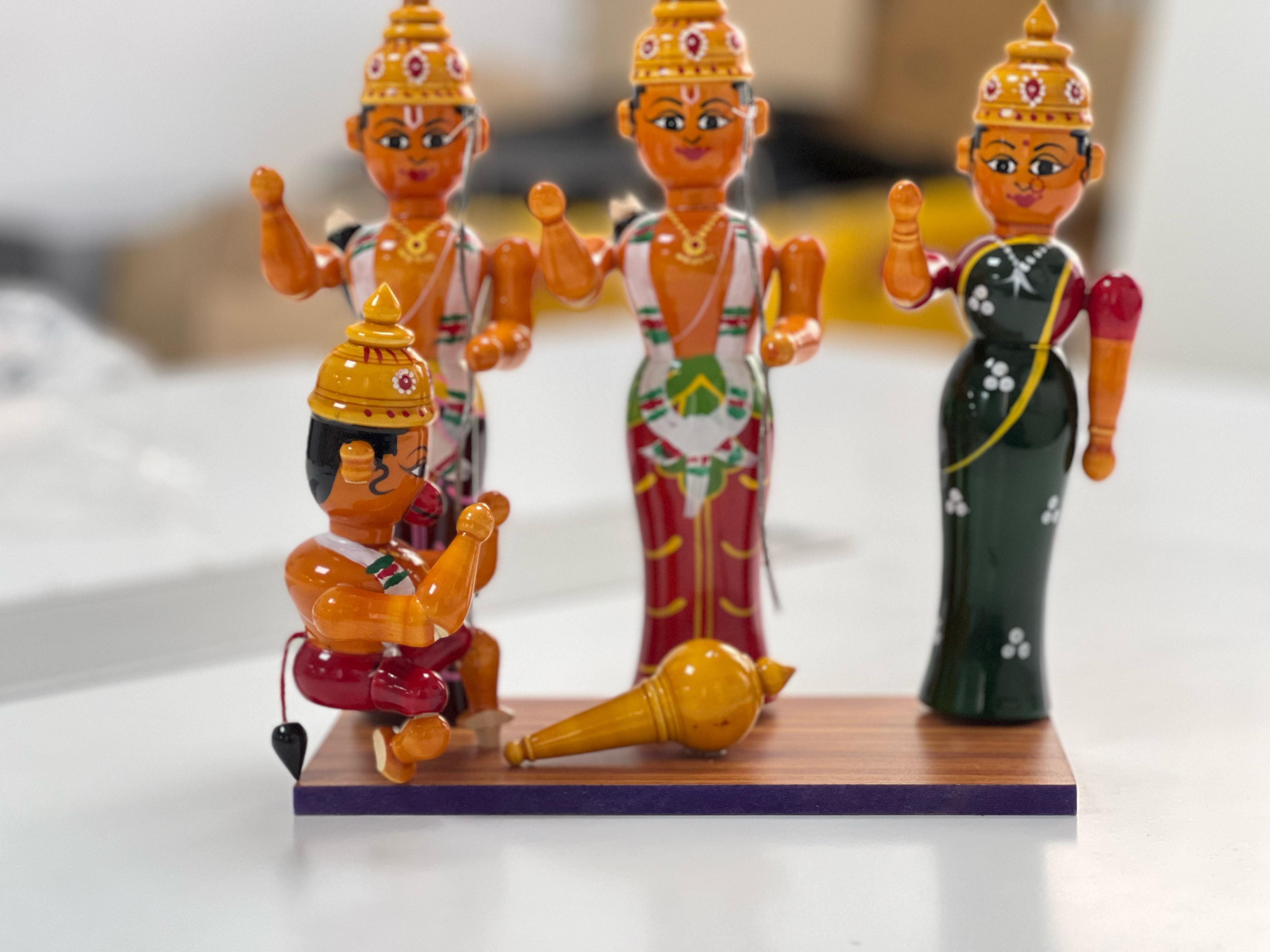 Ram Darbar Kondapalli Craft Decor - Kondapalli Toys
