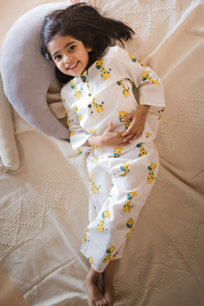 Unisex Night Suit - Giraffe