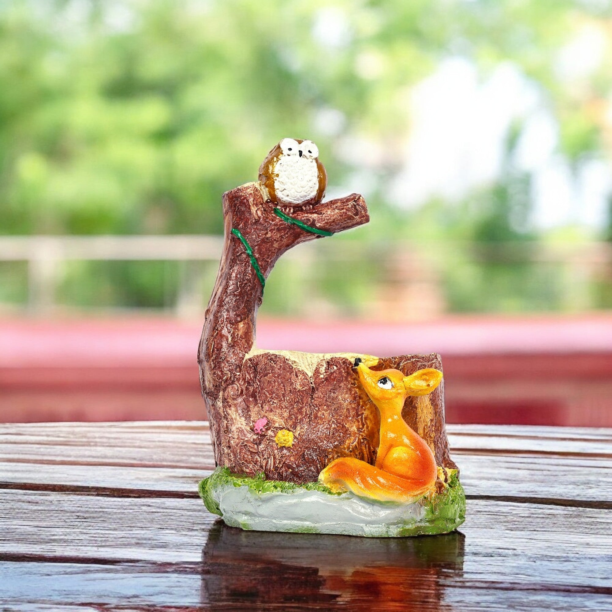 Woodland Animal Planter for Home Décor