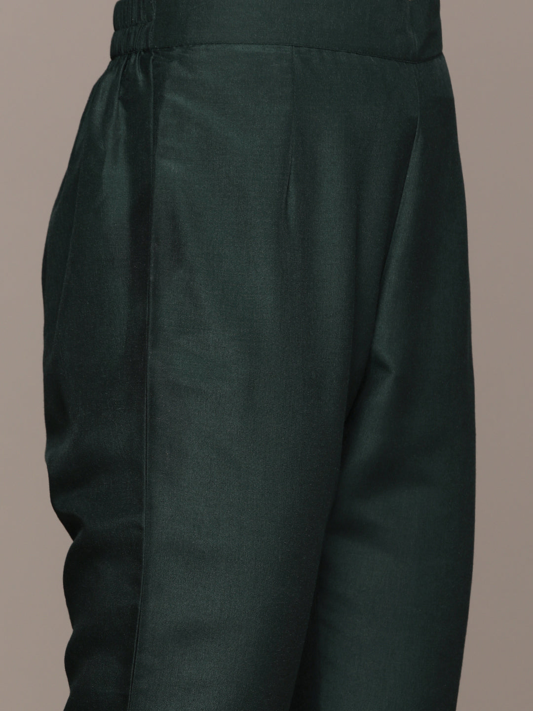 Women's Green CHINON Straight Kurta, Pant And Dupatta Set