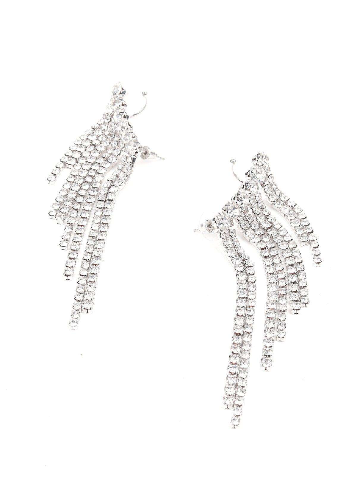 Women's Amazing Crystal Studded Statement Earring