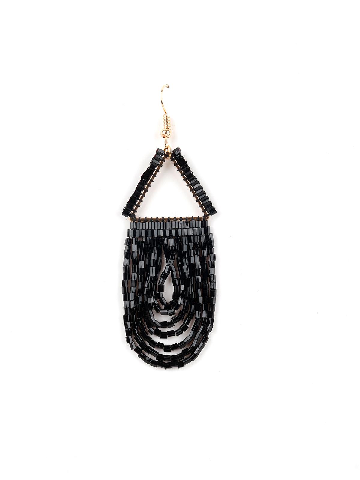 Women's Aria Black Dangle Earring