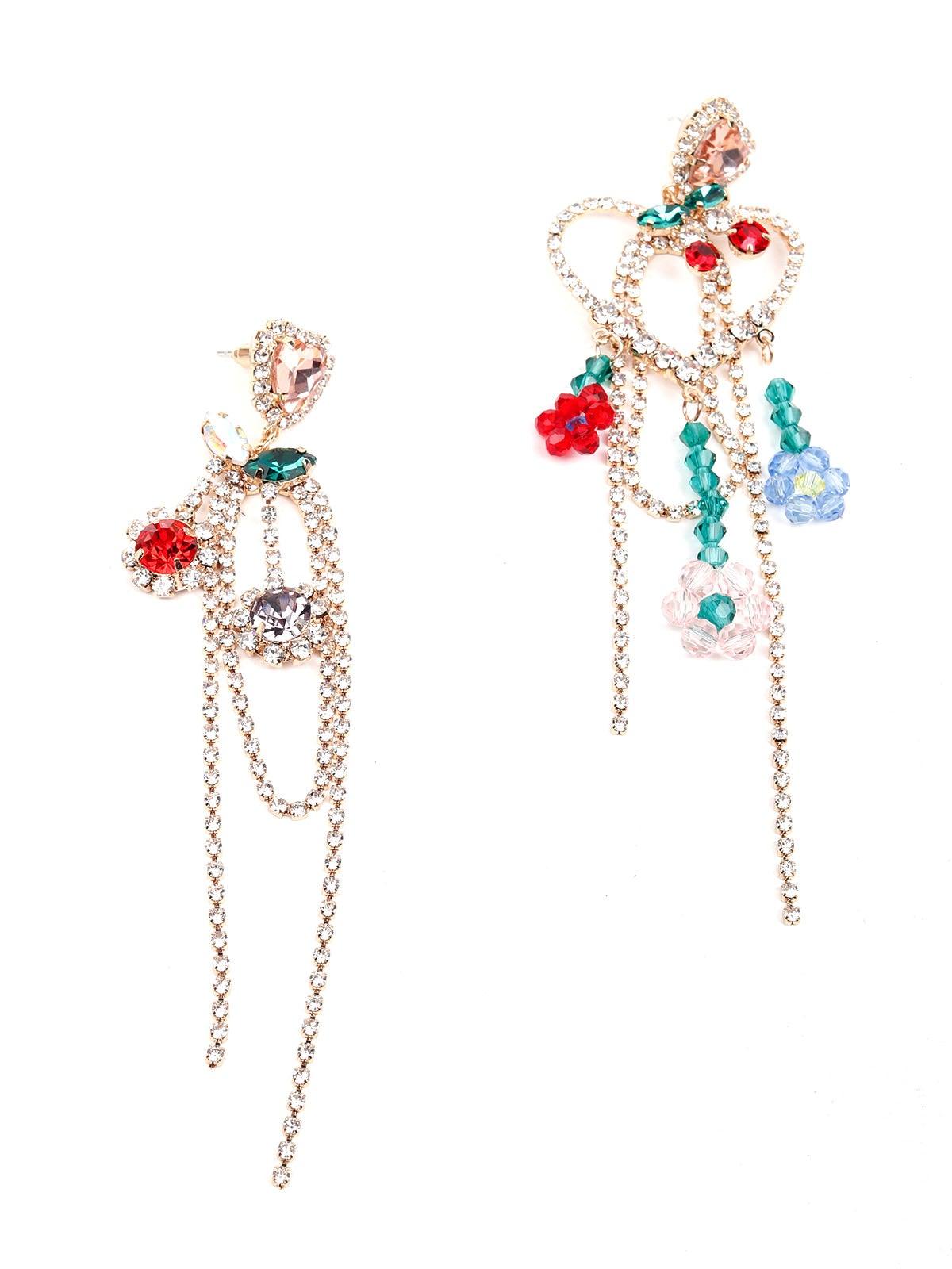 Women's Artistic Fully Studded Earring