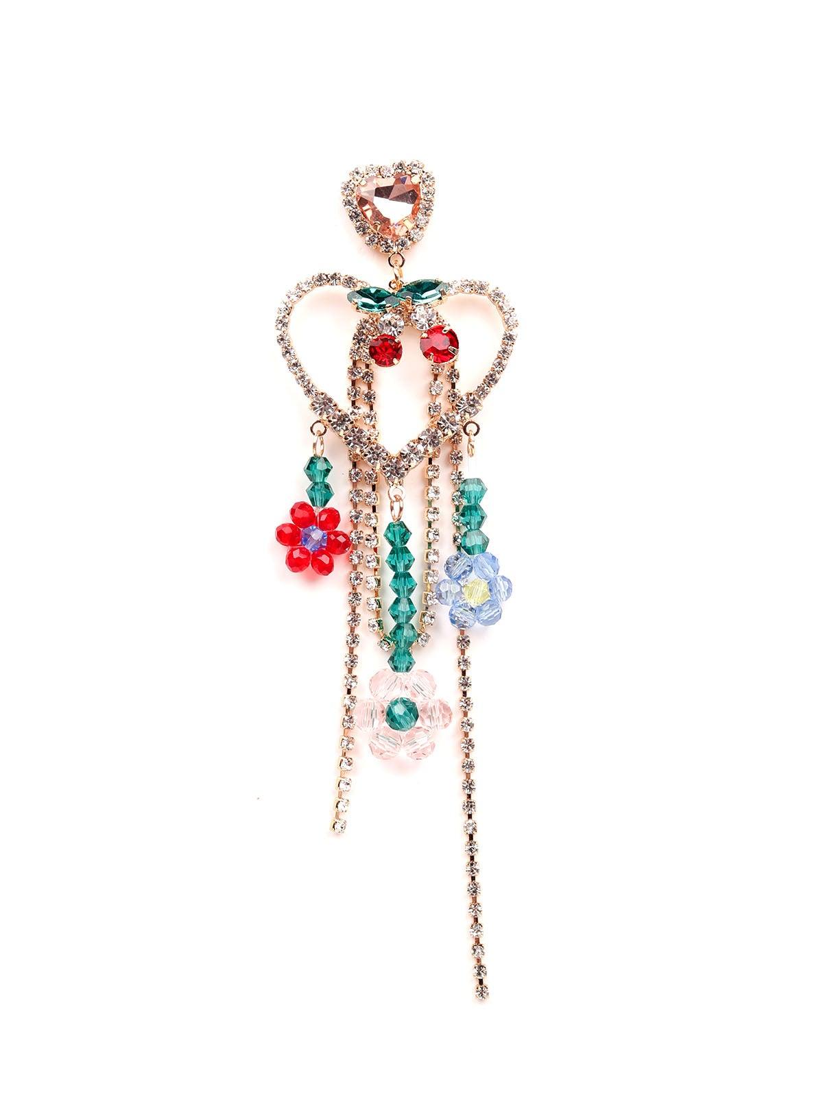 Women's Artistic Fully Studded Earring