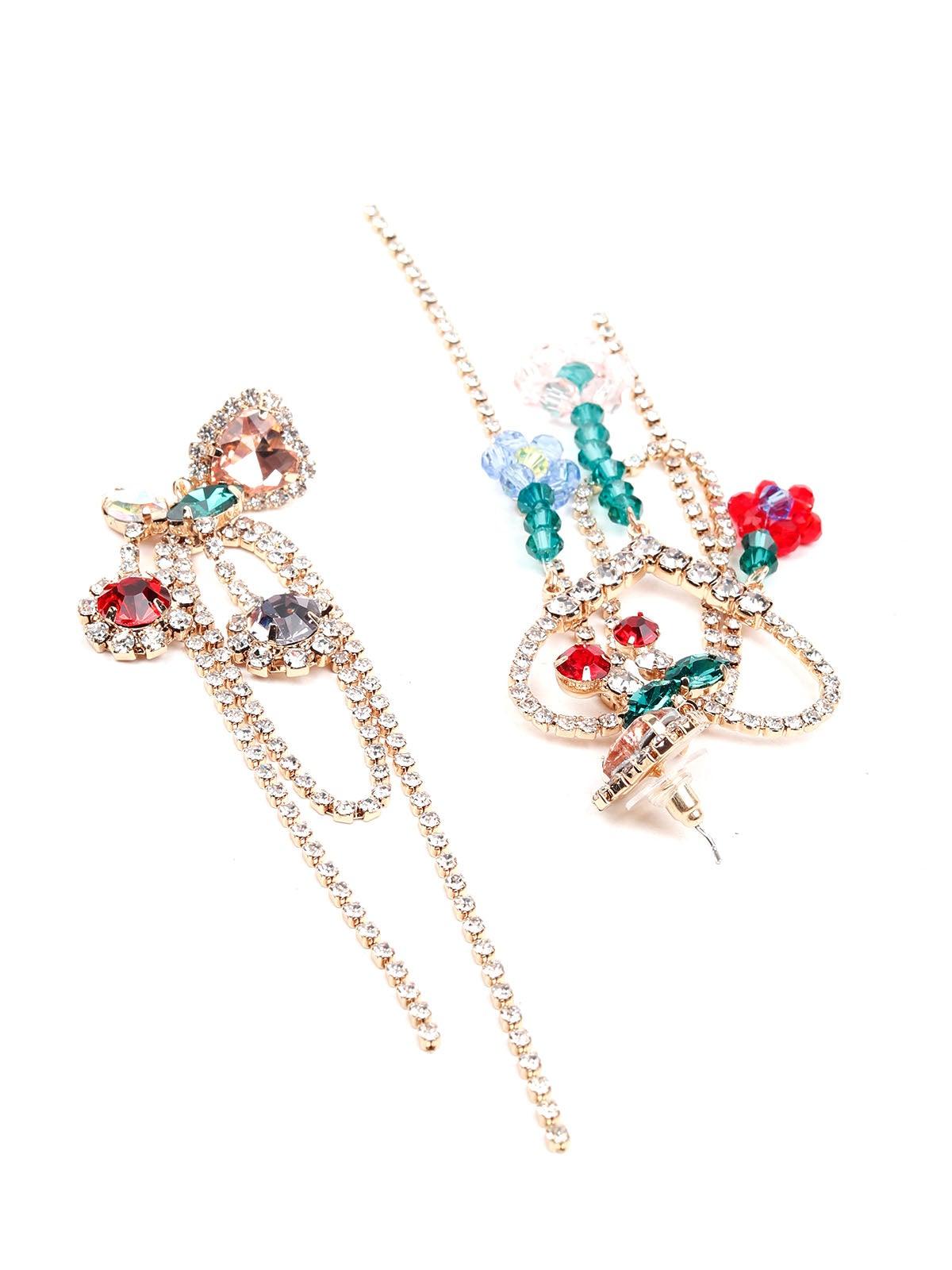 Women's Artistic Fully Studded Earring