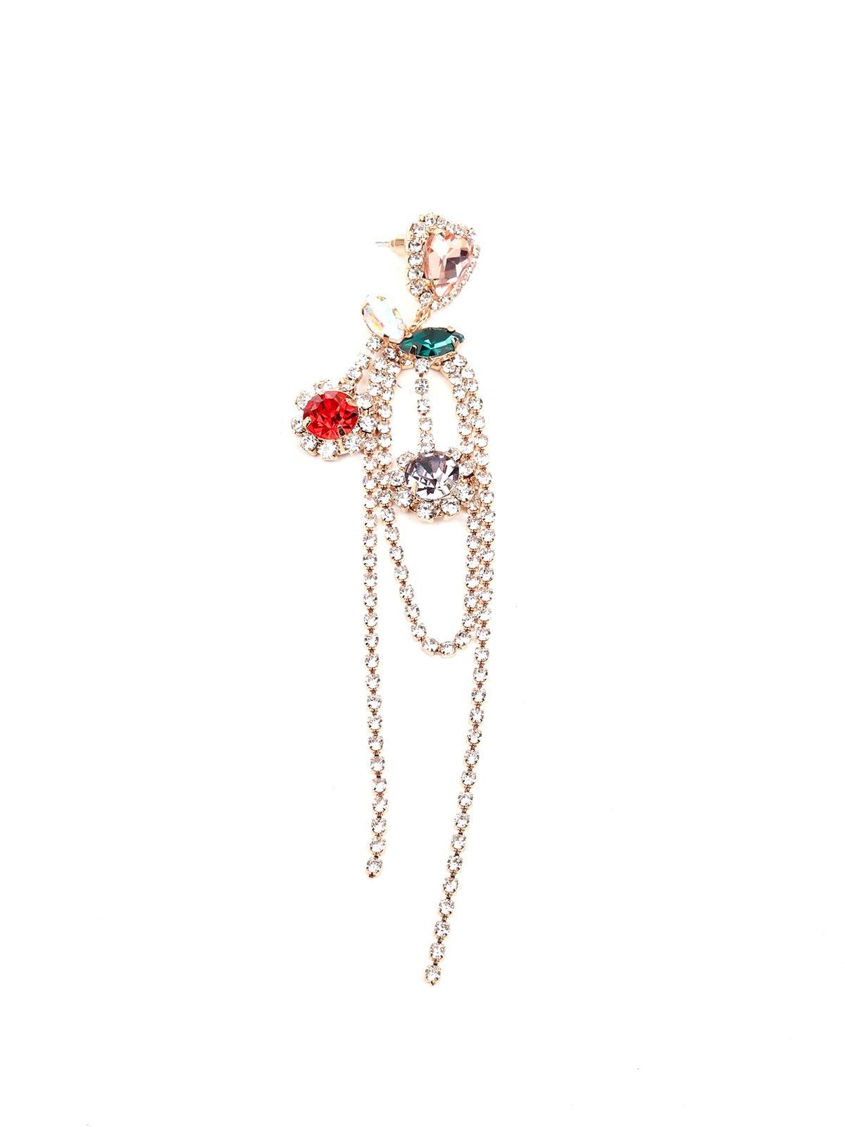 Women's Artistic Fully Studded Earring
