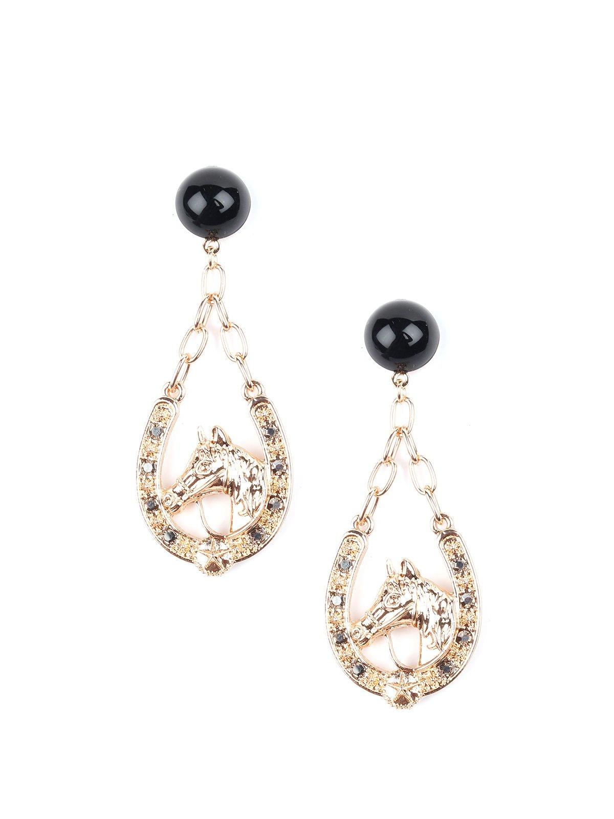 Women's Beautiful Arabian Horse Head Earring