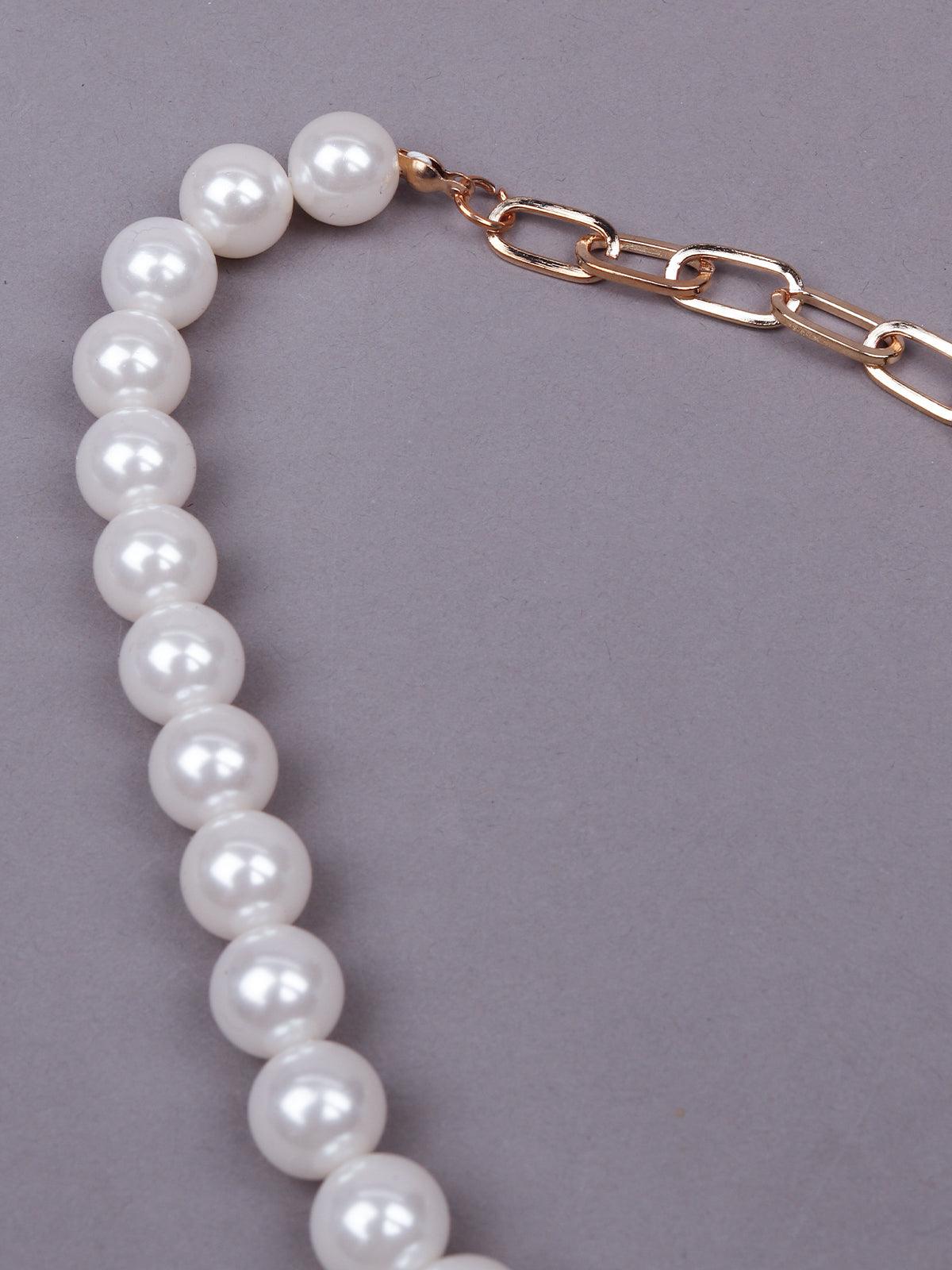 Women's Best Of Both Worlds Pearl Heart Pendant Necklac