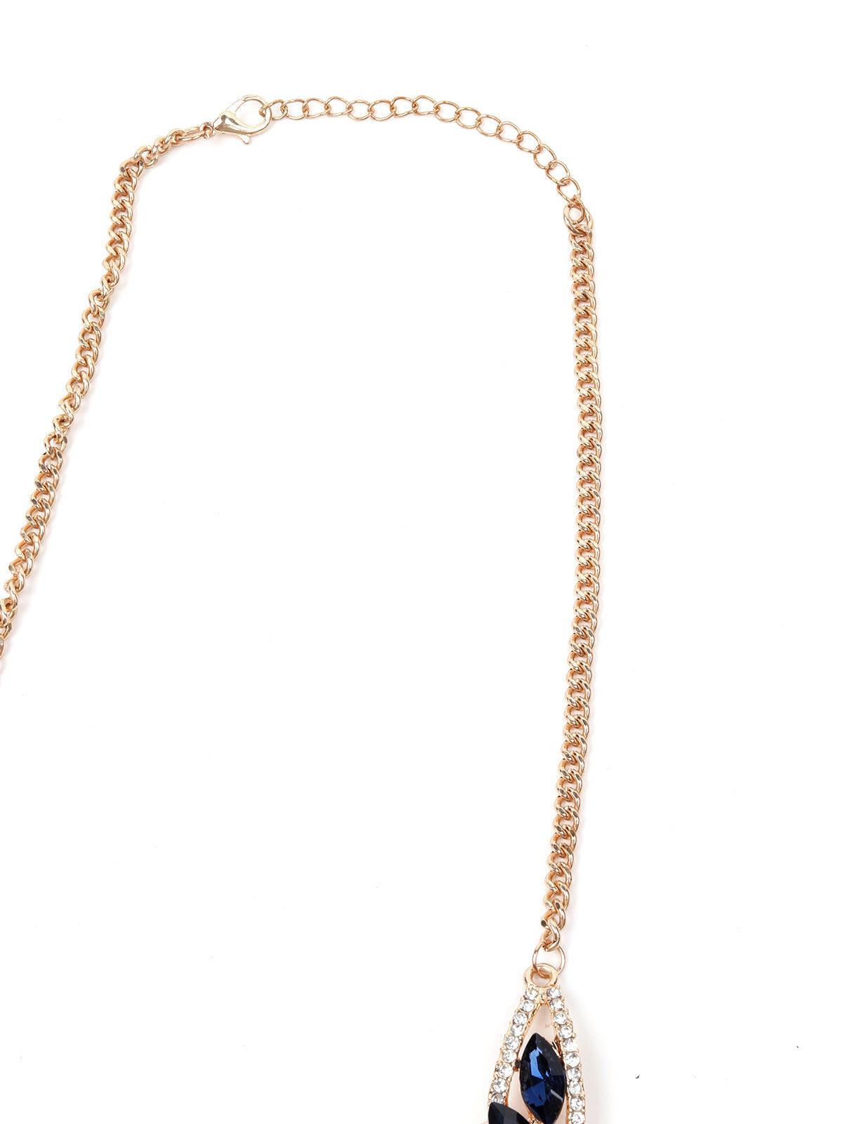 Women's Blue Stone Elegant Necklac