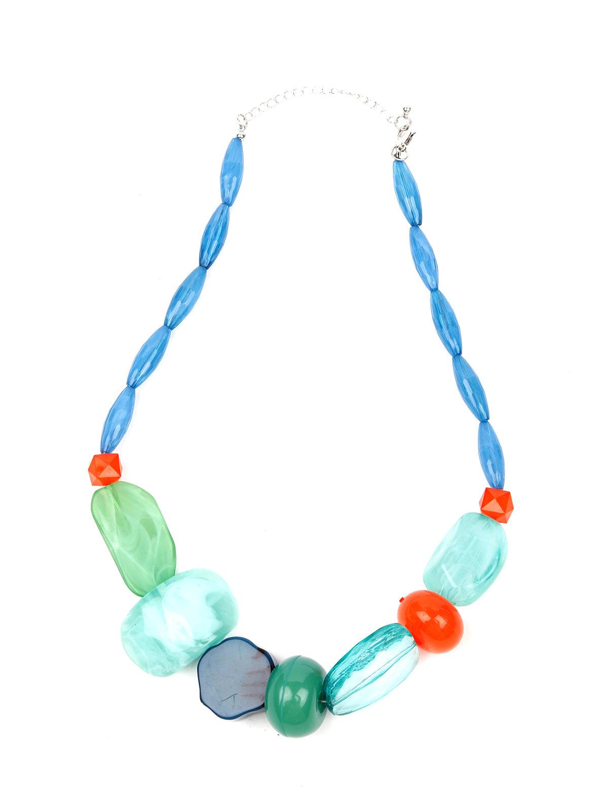 Women's Blue Stylish Necklace Se