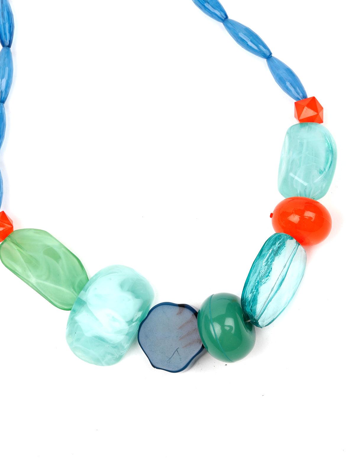 Women's Blue Stylish Necklace Se