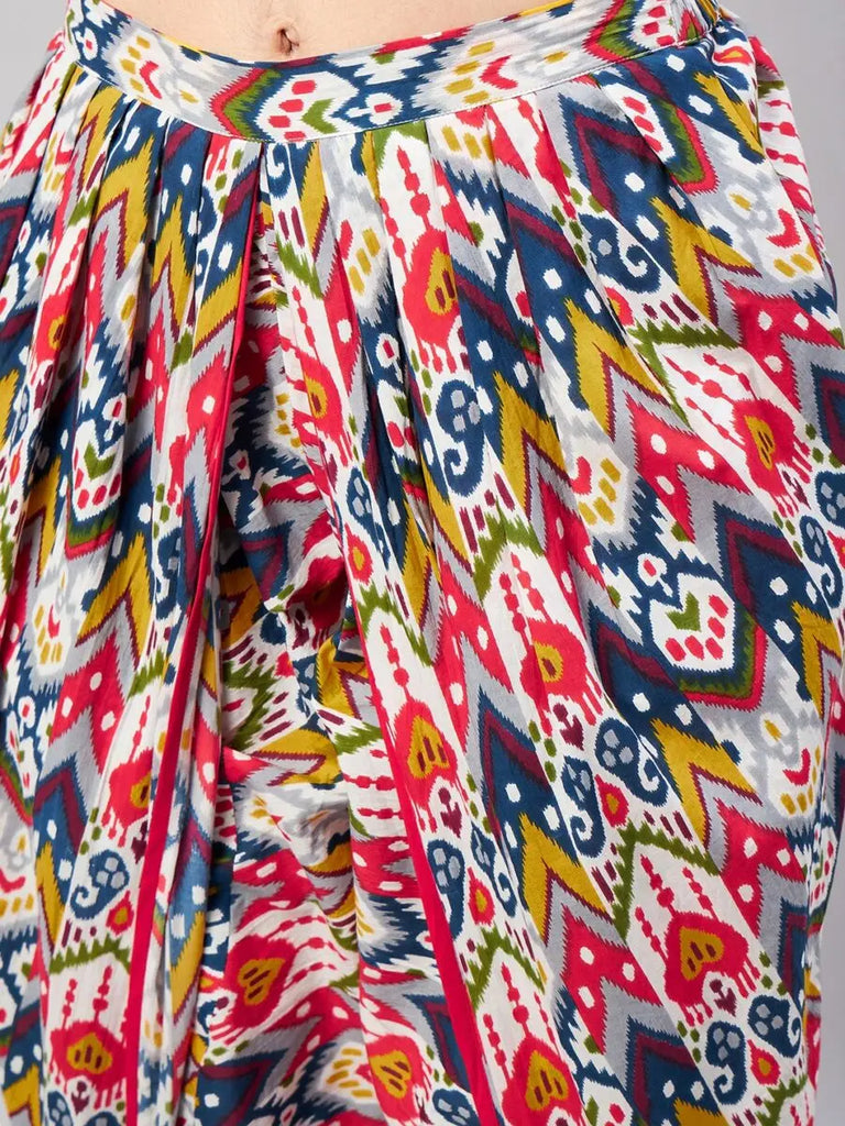 winered-woman-multi-coloured-print-strap-kurta-dhoti-co-ord-set