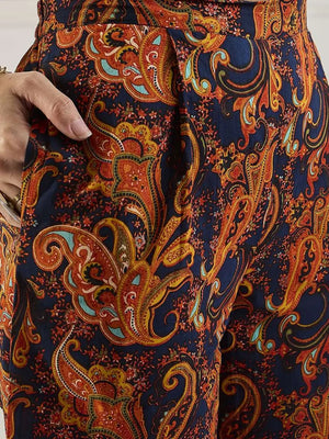 multicolor-paisley-print-stitched-front-knot-crop-shirt-flared-pant-co-ord-set-for-women
