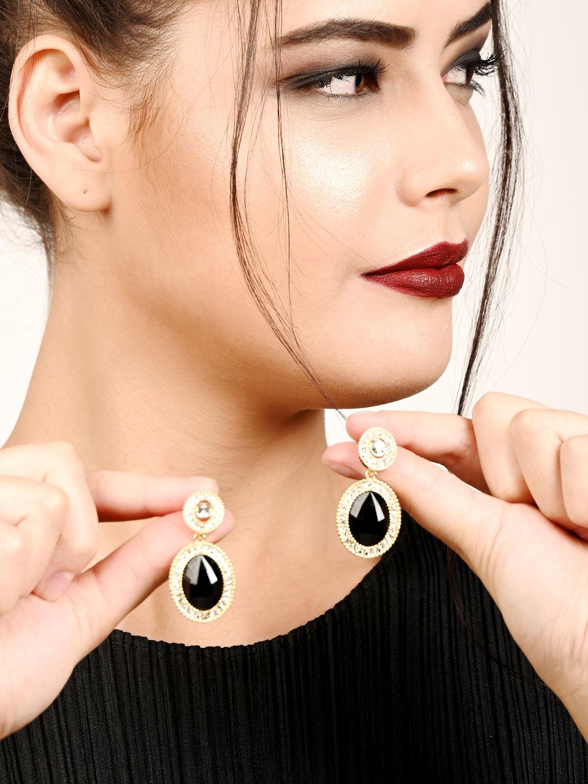 Women's Casima Sapphire Black Gorgeous Earring