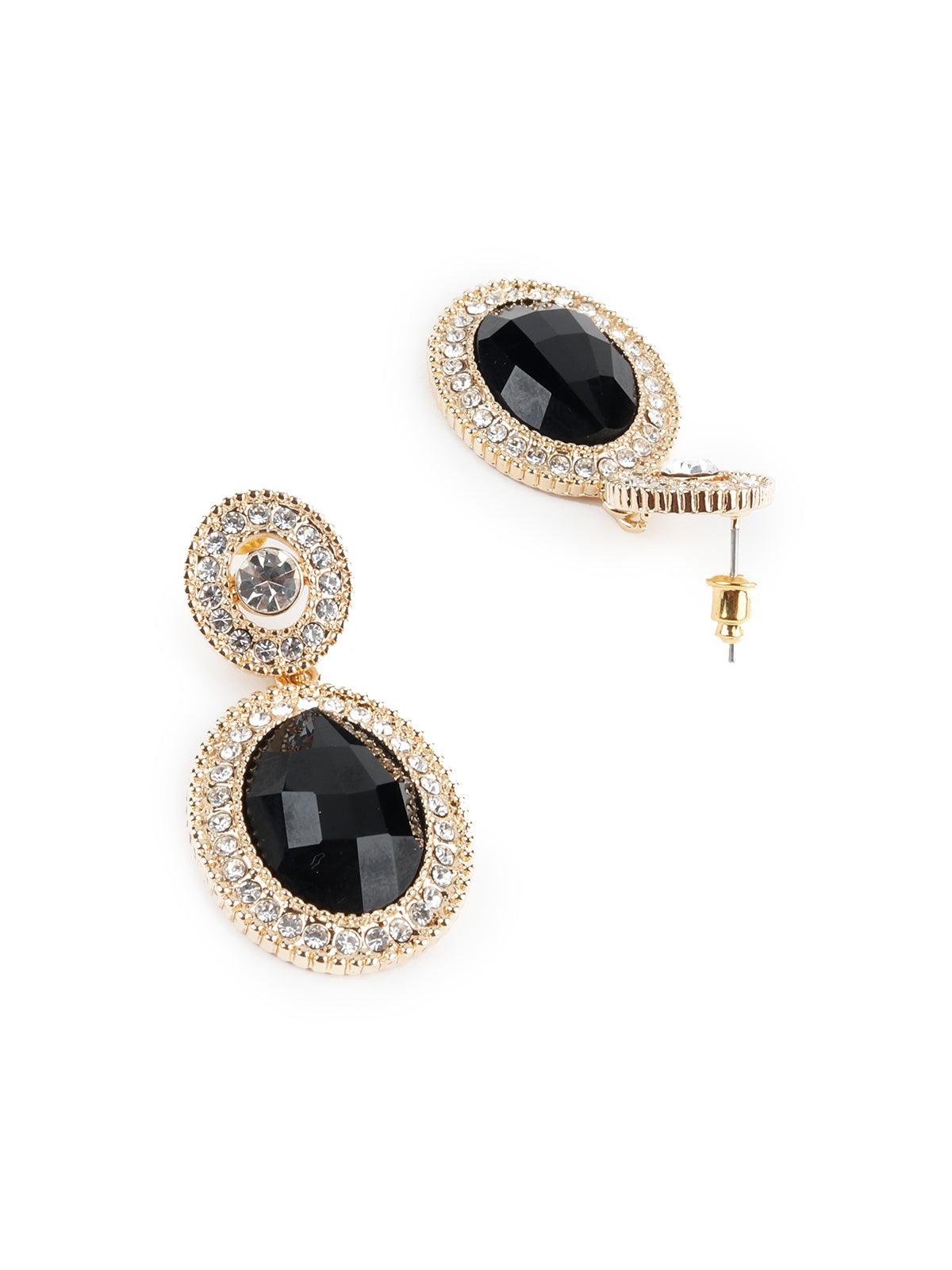 Women's Casima Sapphire Black Gorgeous Earring