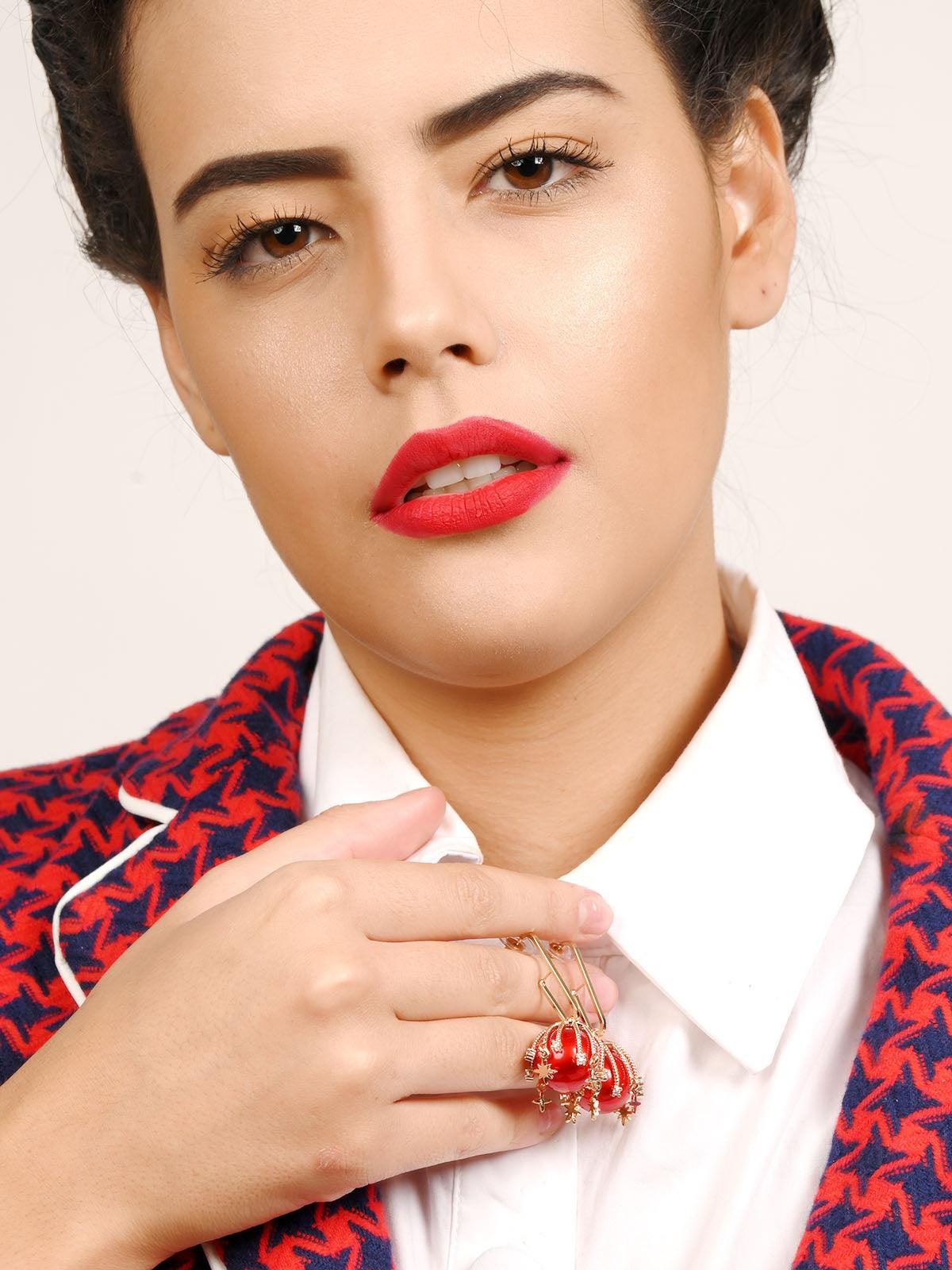 Women's Cherry Twinkle Dangling Earring