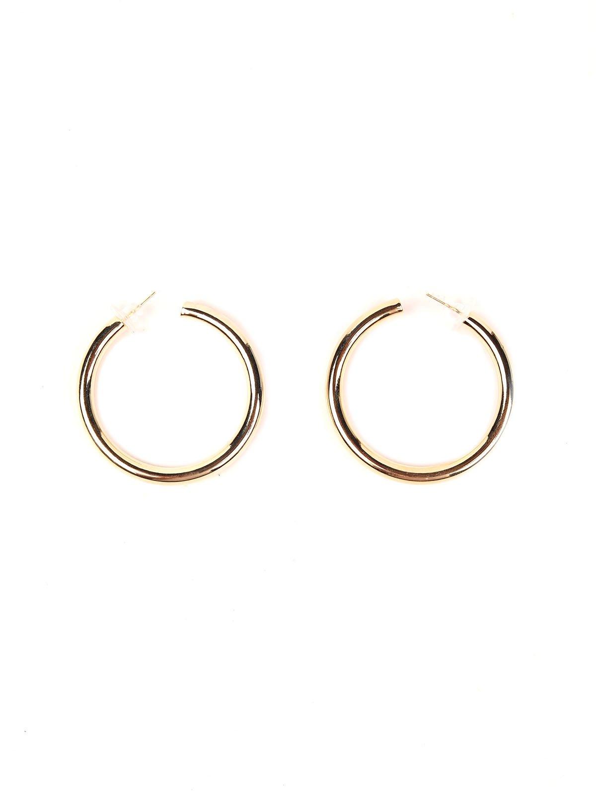 Women's Classic Gold Rounded Hoop Earring