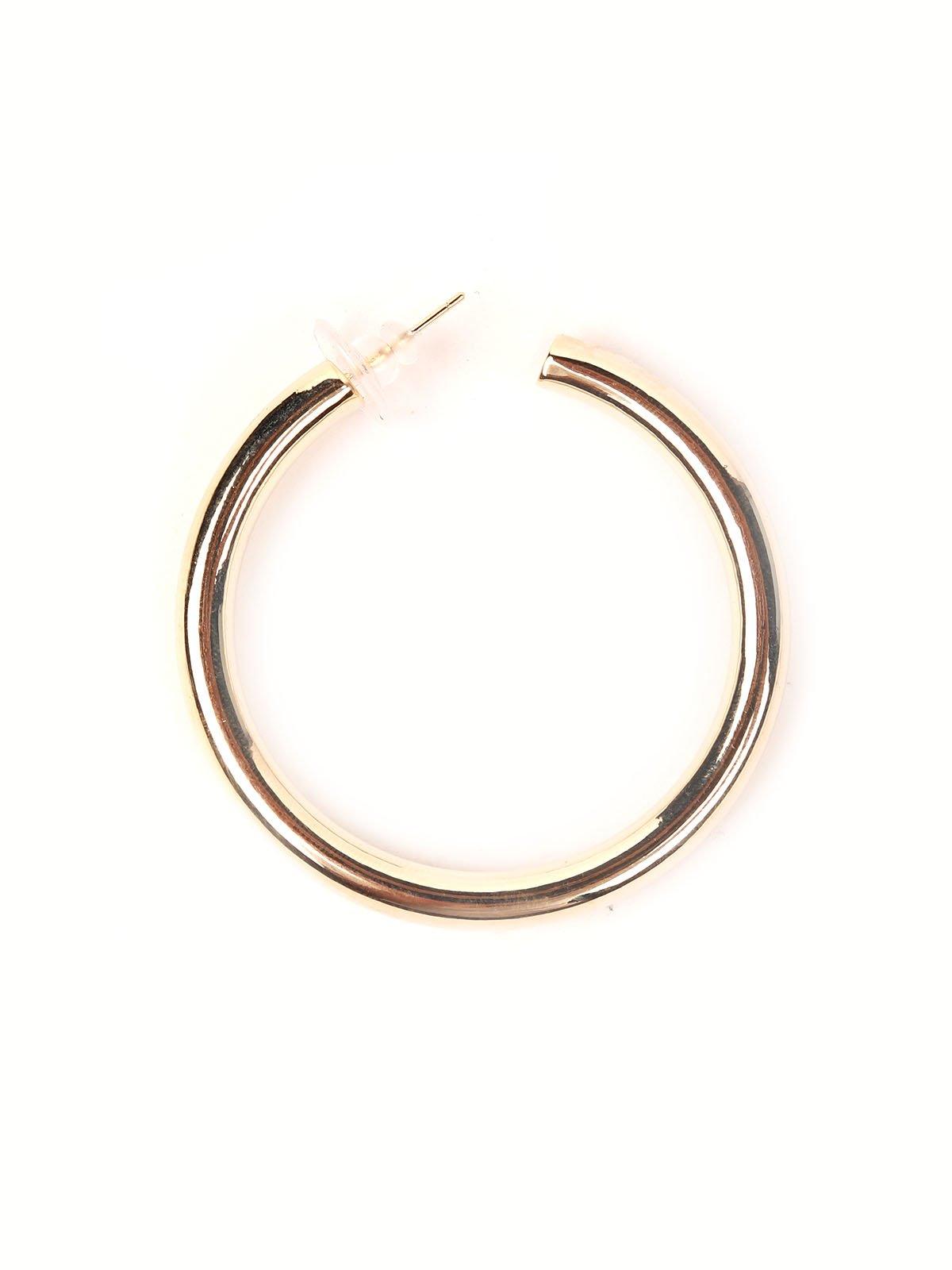 Women's Classic Gold Rounded Hoop Earring