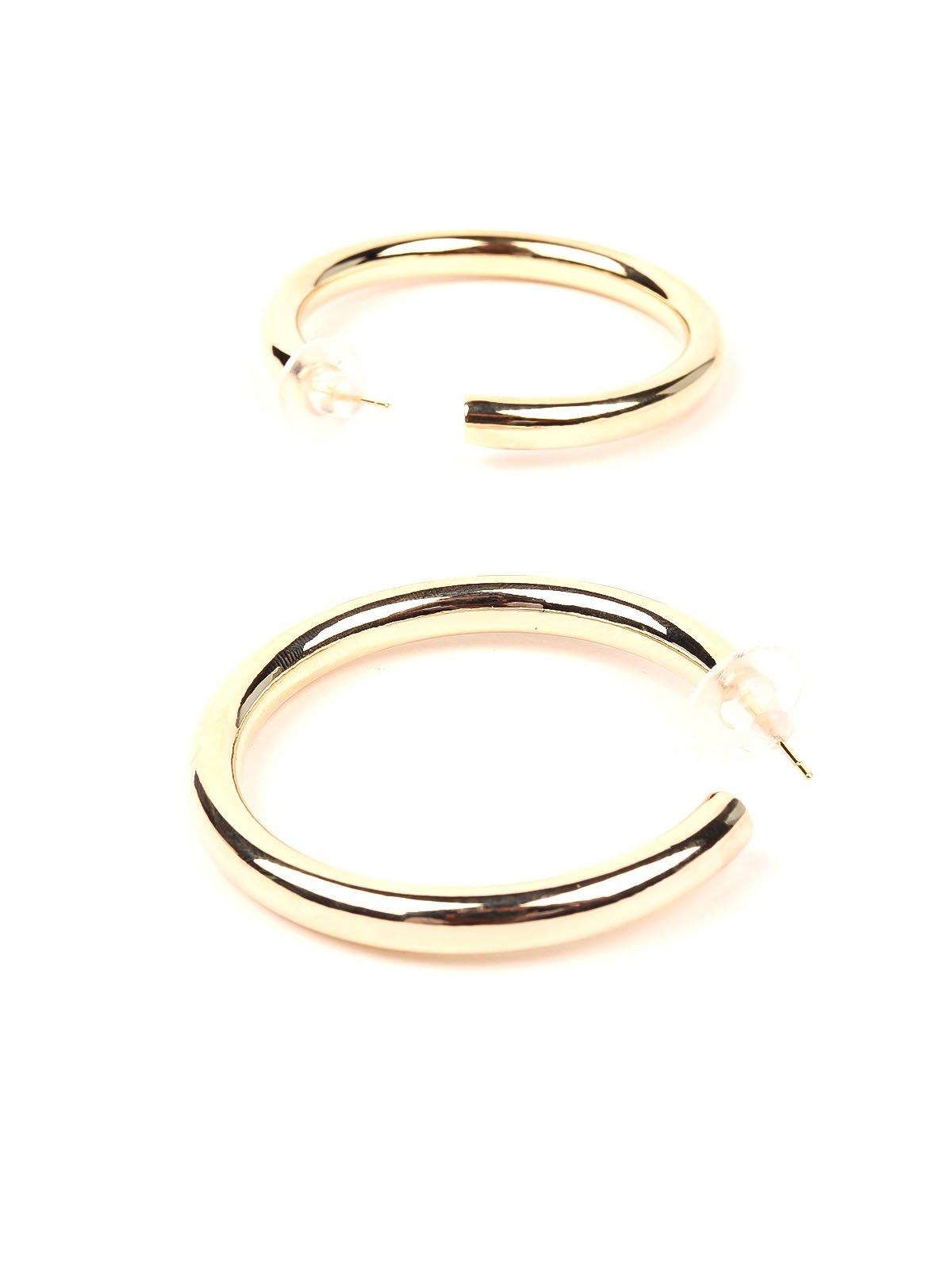 Women's Classic Gold Rounded Hoop Earring