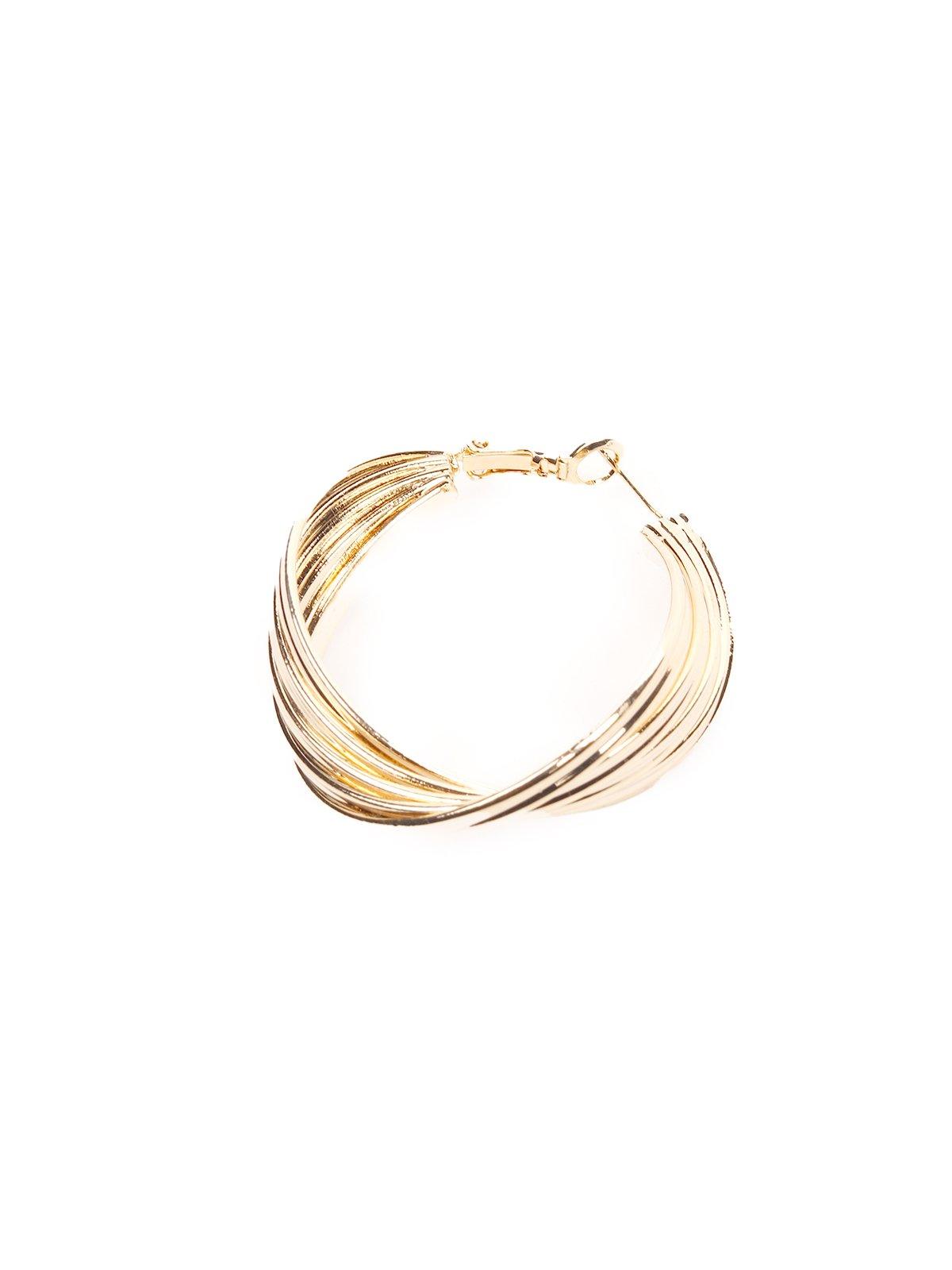Women's Classic Gold Twisted Statement Earring