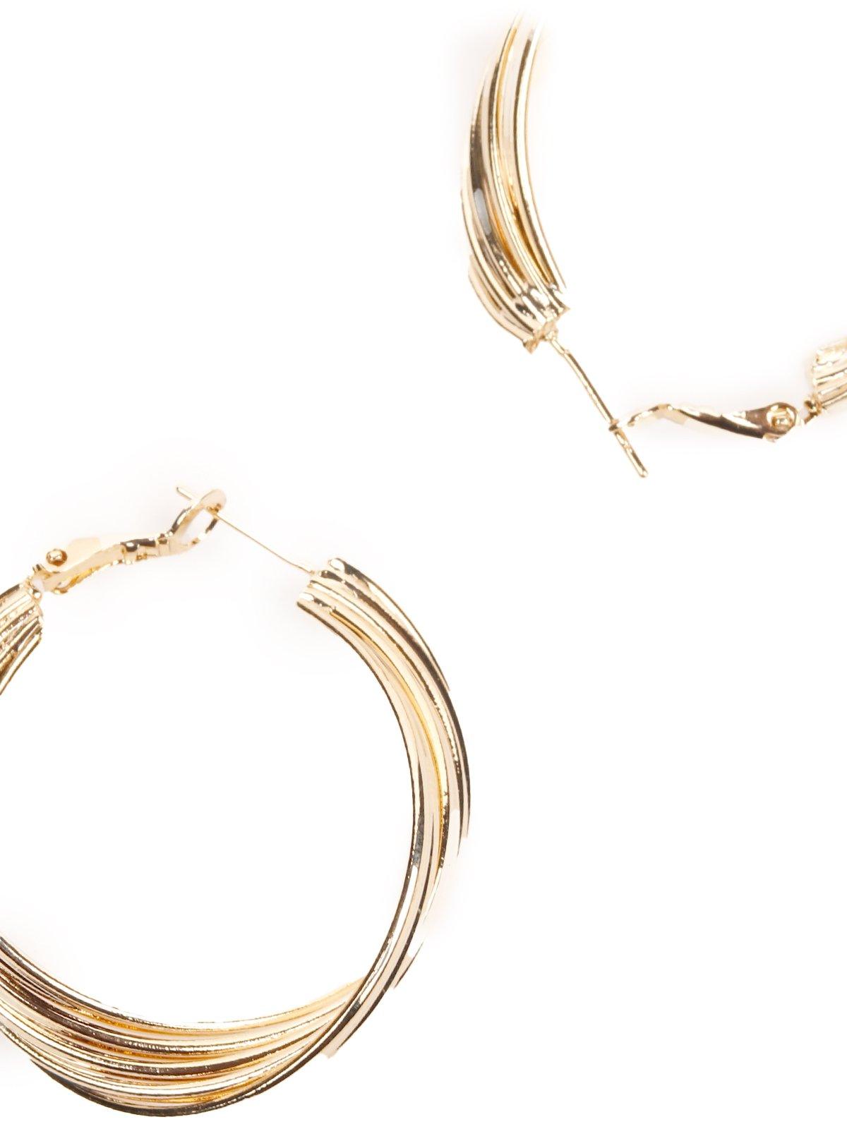 Women's Classic Gold Twisted Statement Earring