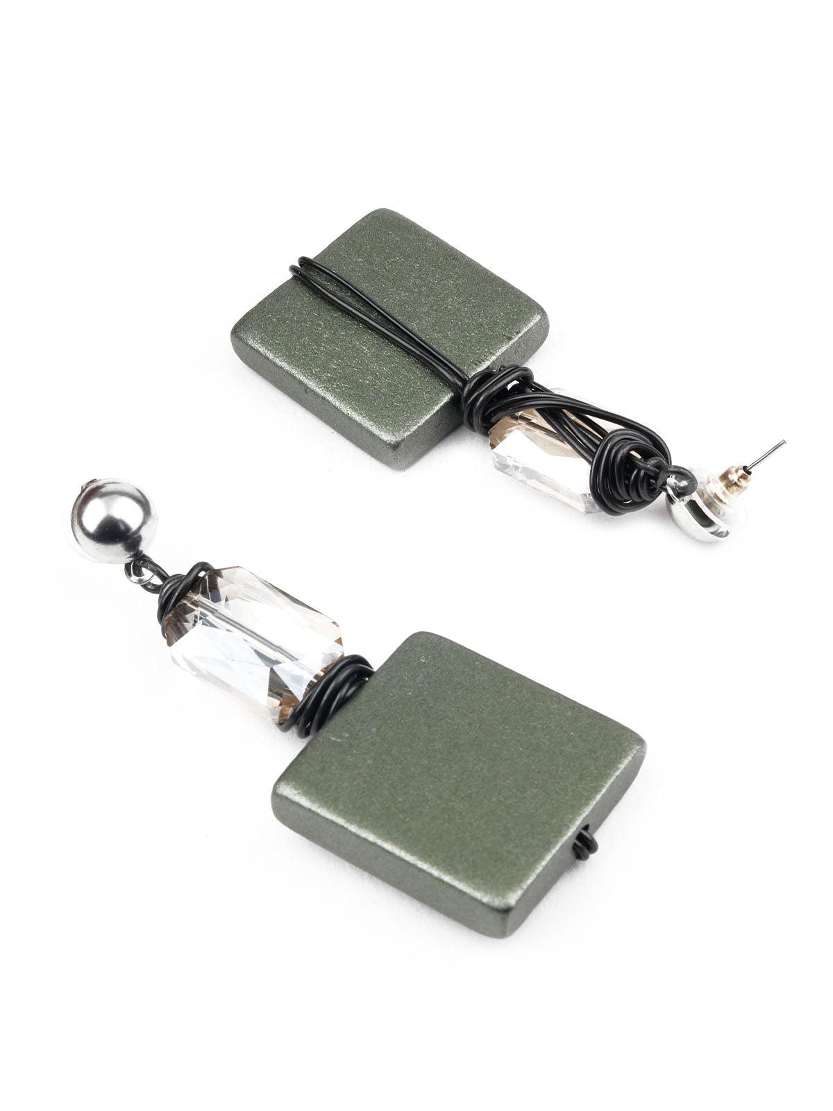 Women's Trendy Green Earring