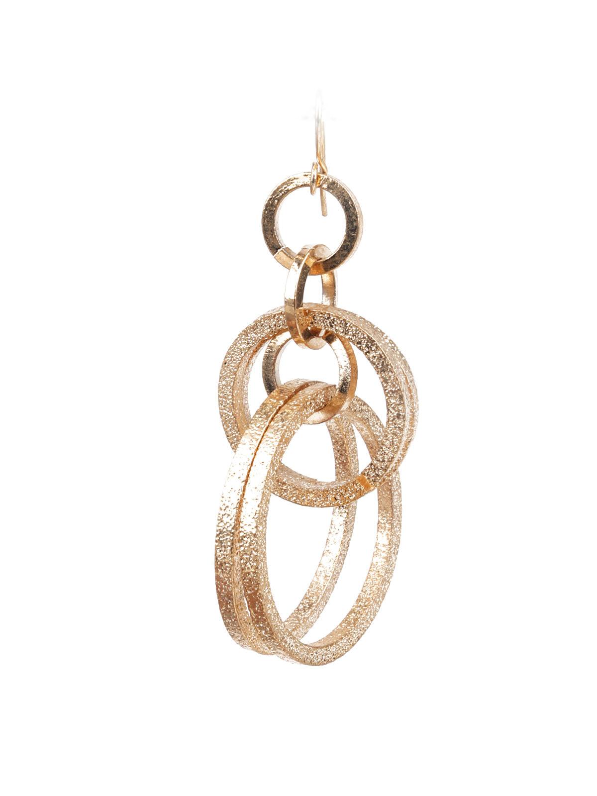 Women's Sunshine Gold Hoops Earring