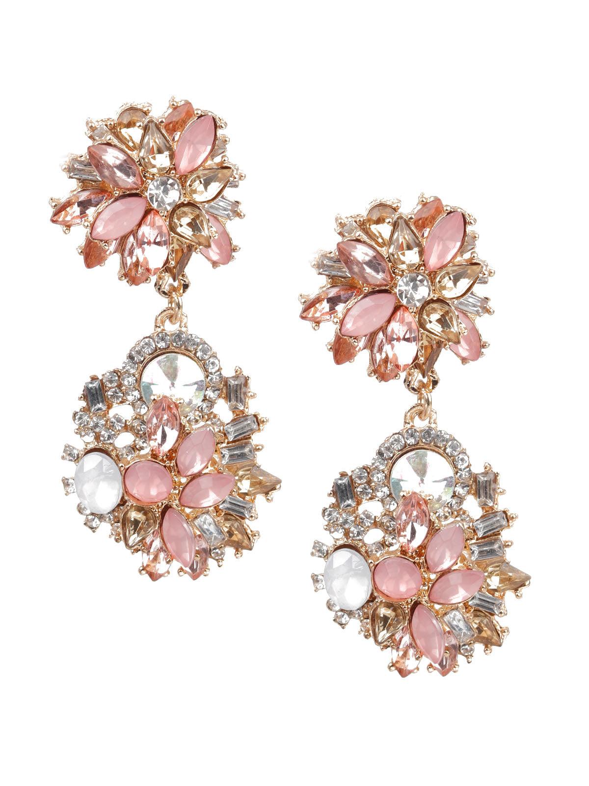Women's Trendy Peach Dangler Earring