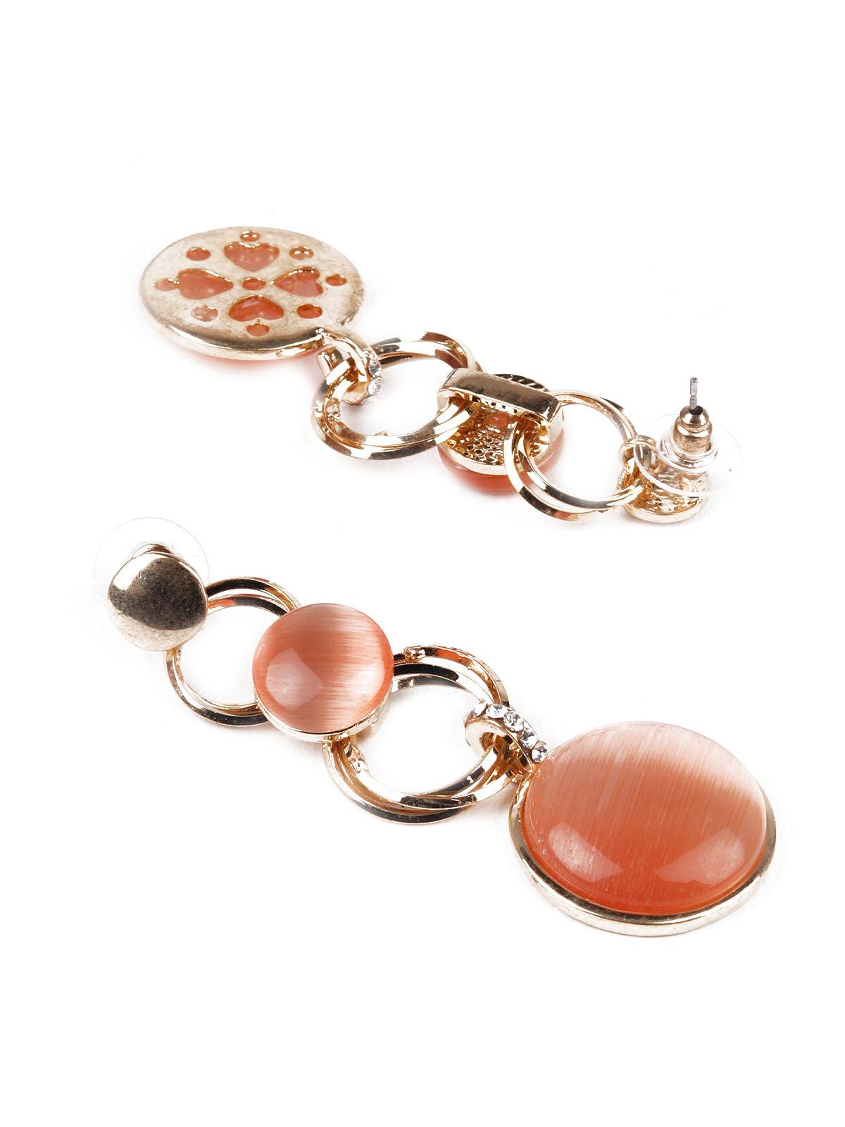 Women's Trendy Peach Dangle Earring