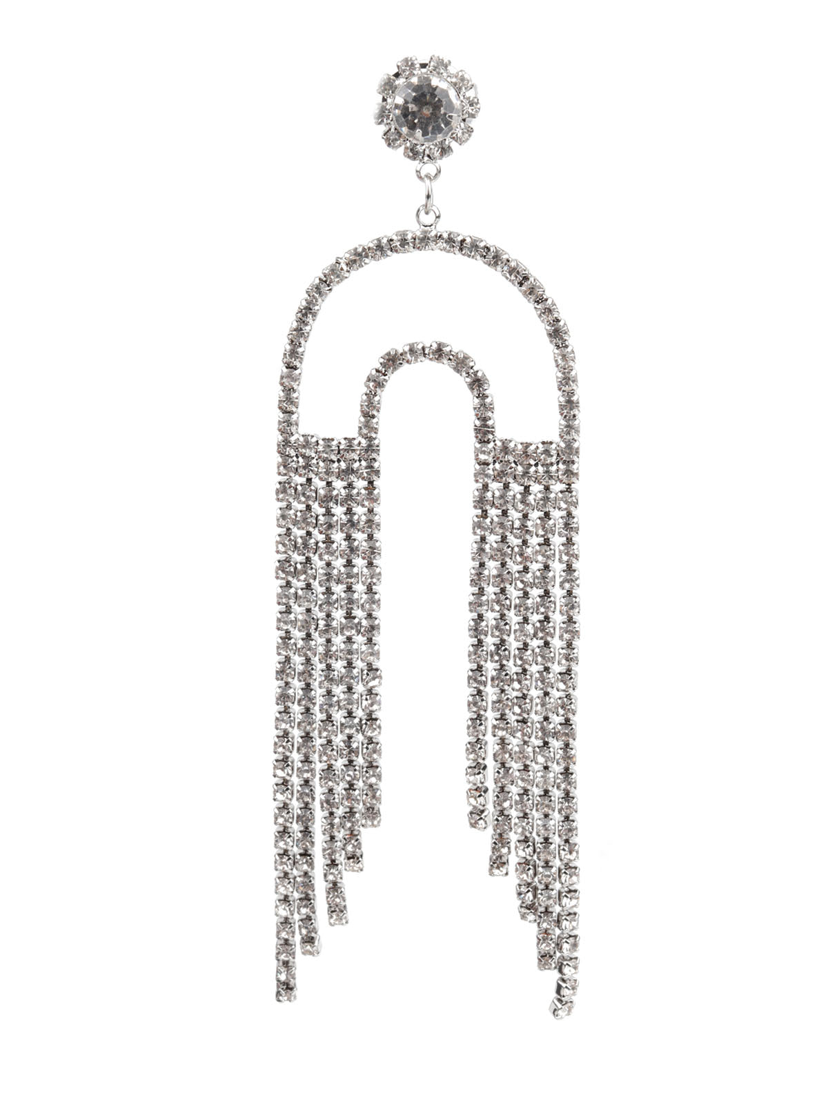 Women's Classy White Faux Stone Dangle Earring