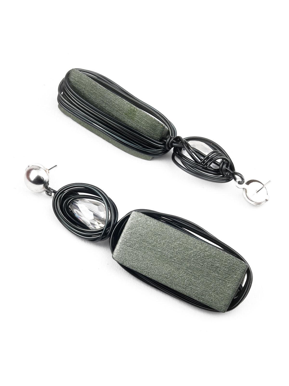 Women's Trendy Green Earring