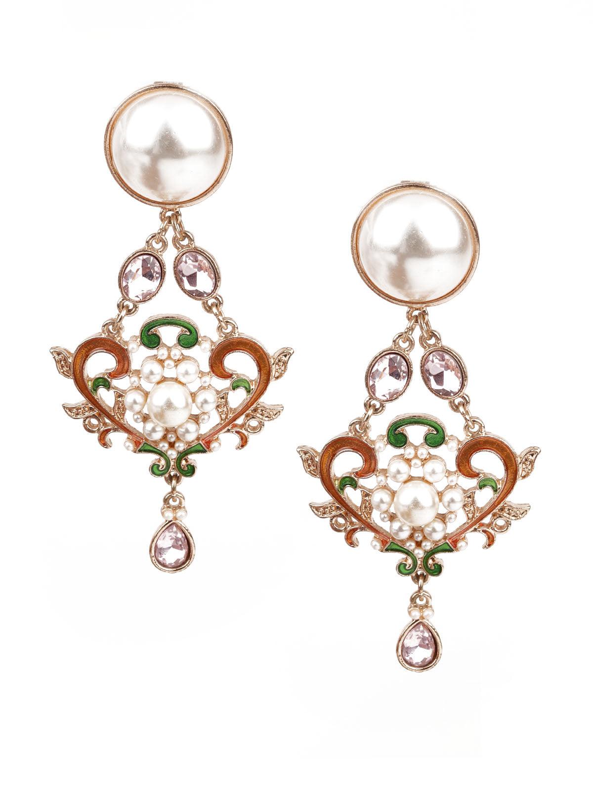 Women's Sunshine Multicolored Dangler Earring