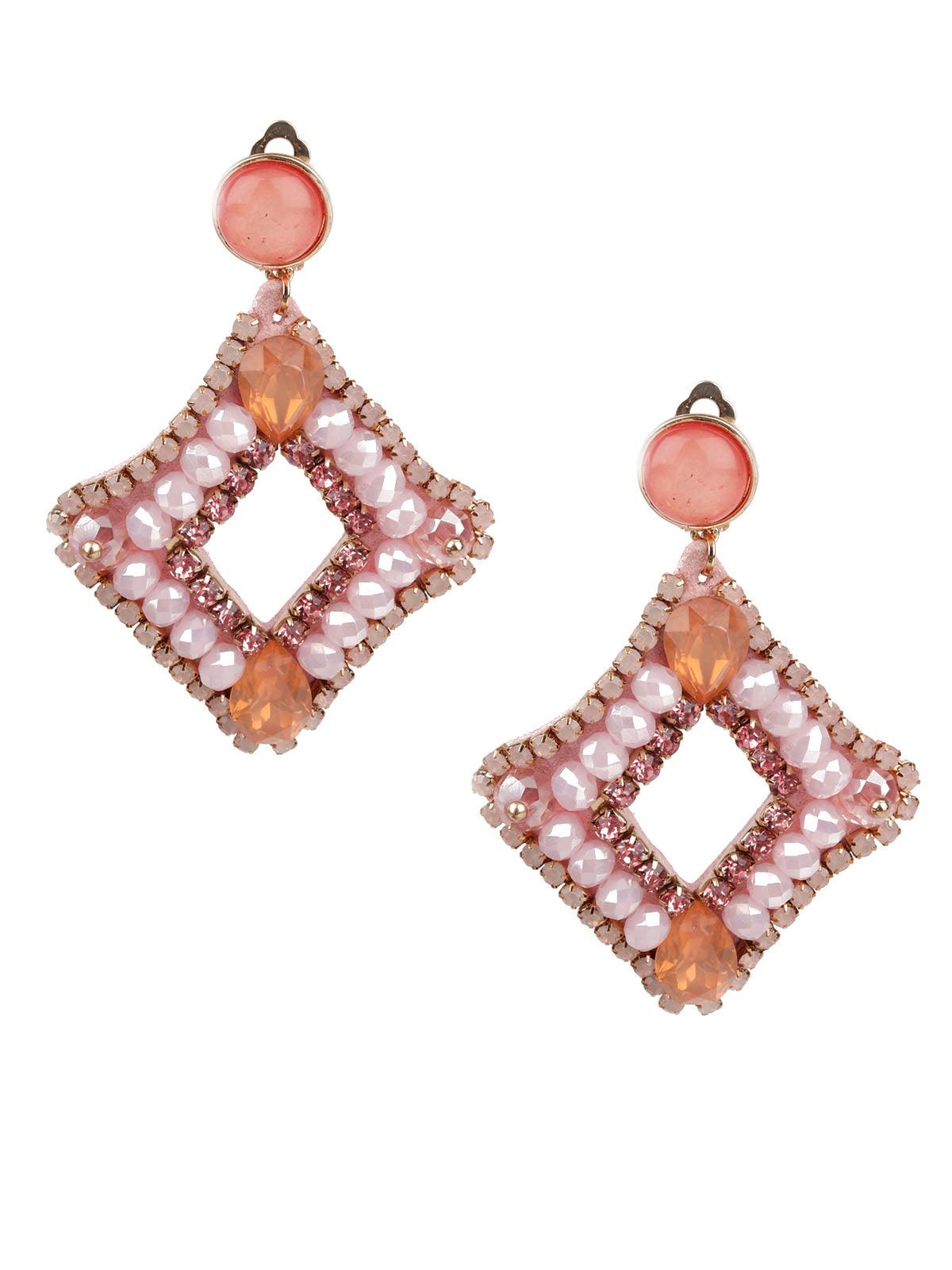 Women's Sunshine Pink Dangler Earring