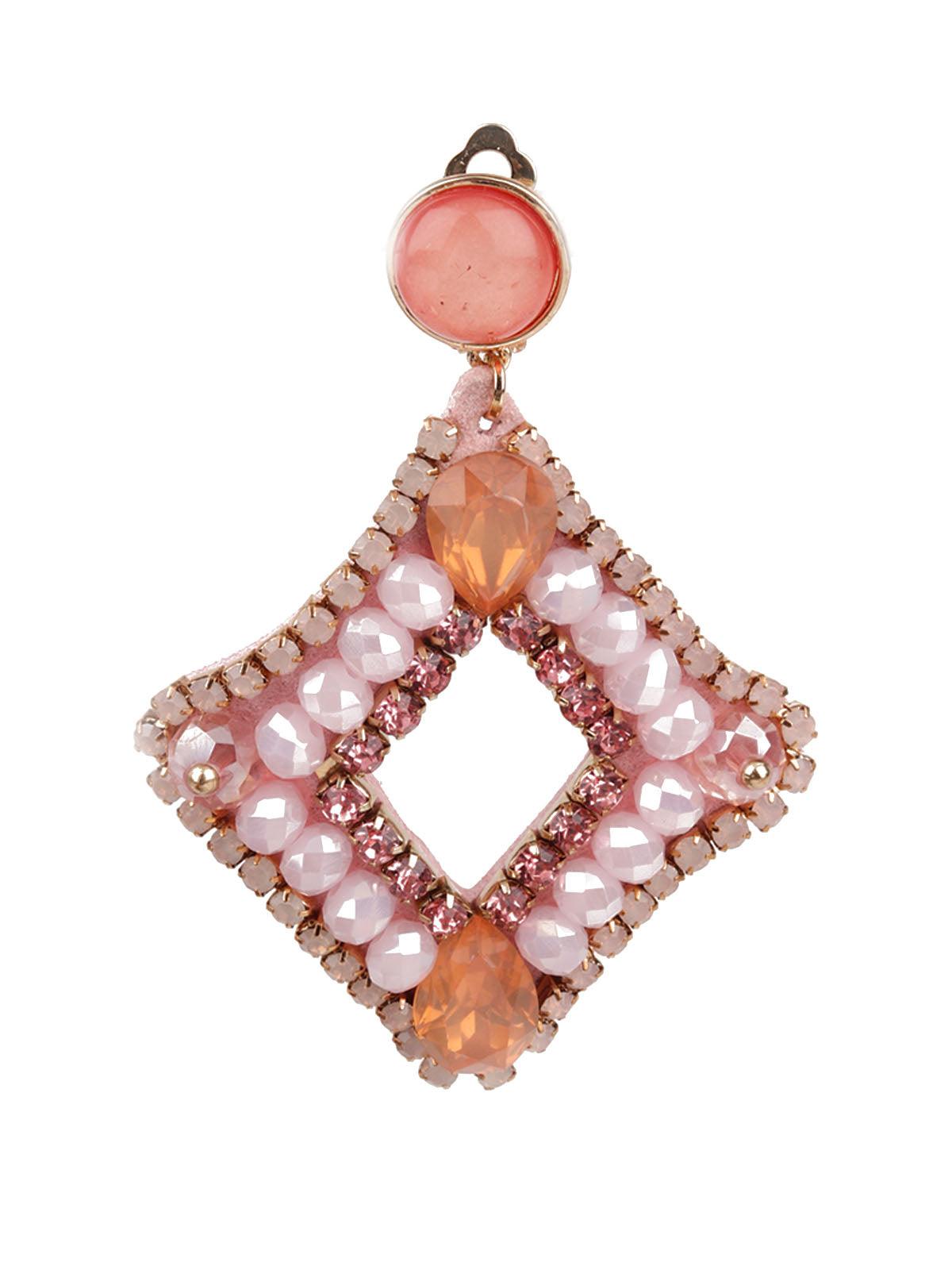 Women's Sunshine Pink Dangler Earring