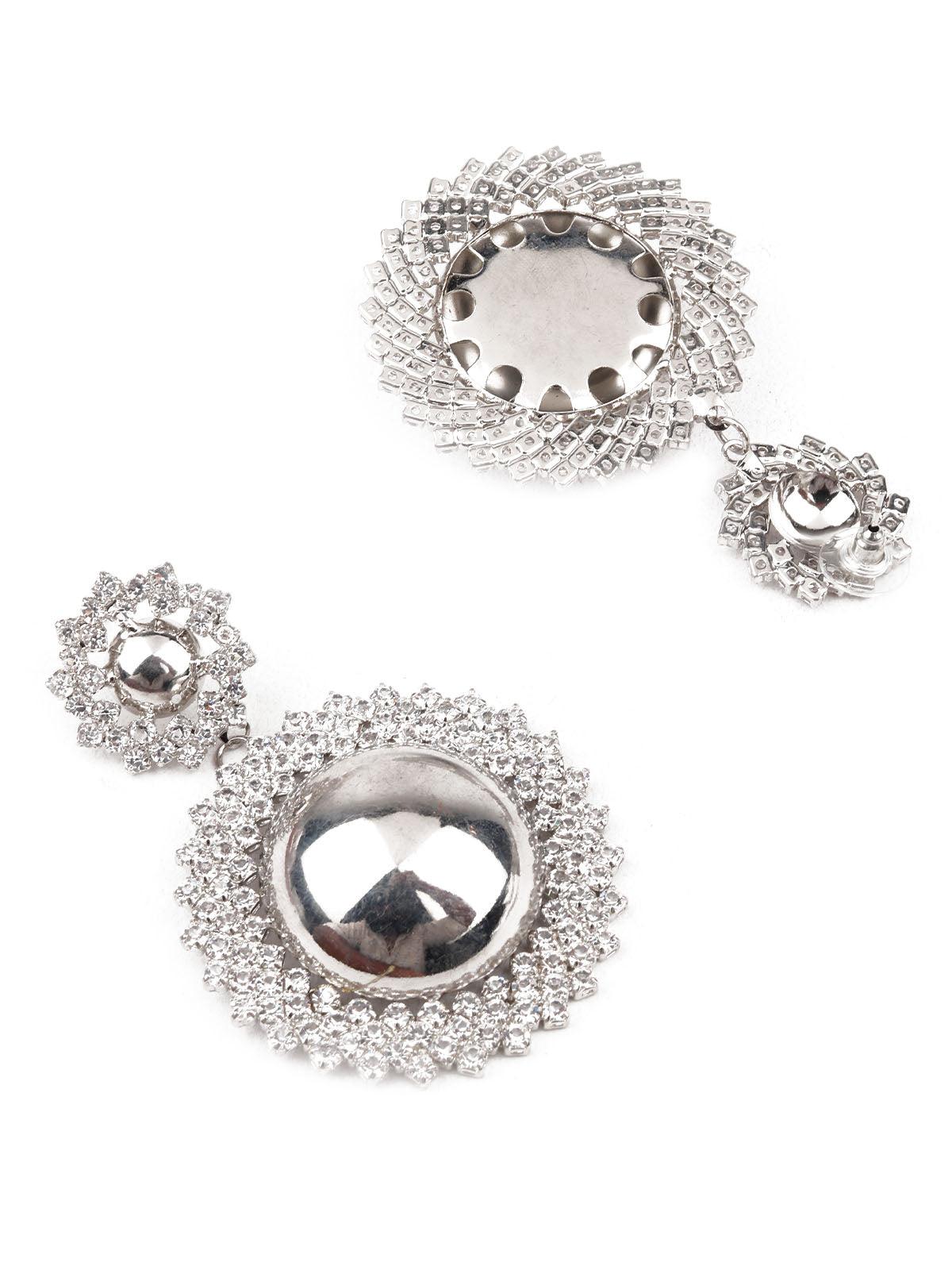 Women's Sunshine Silver Color Dangle Earring