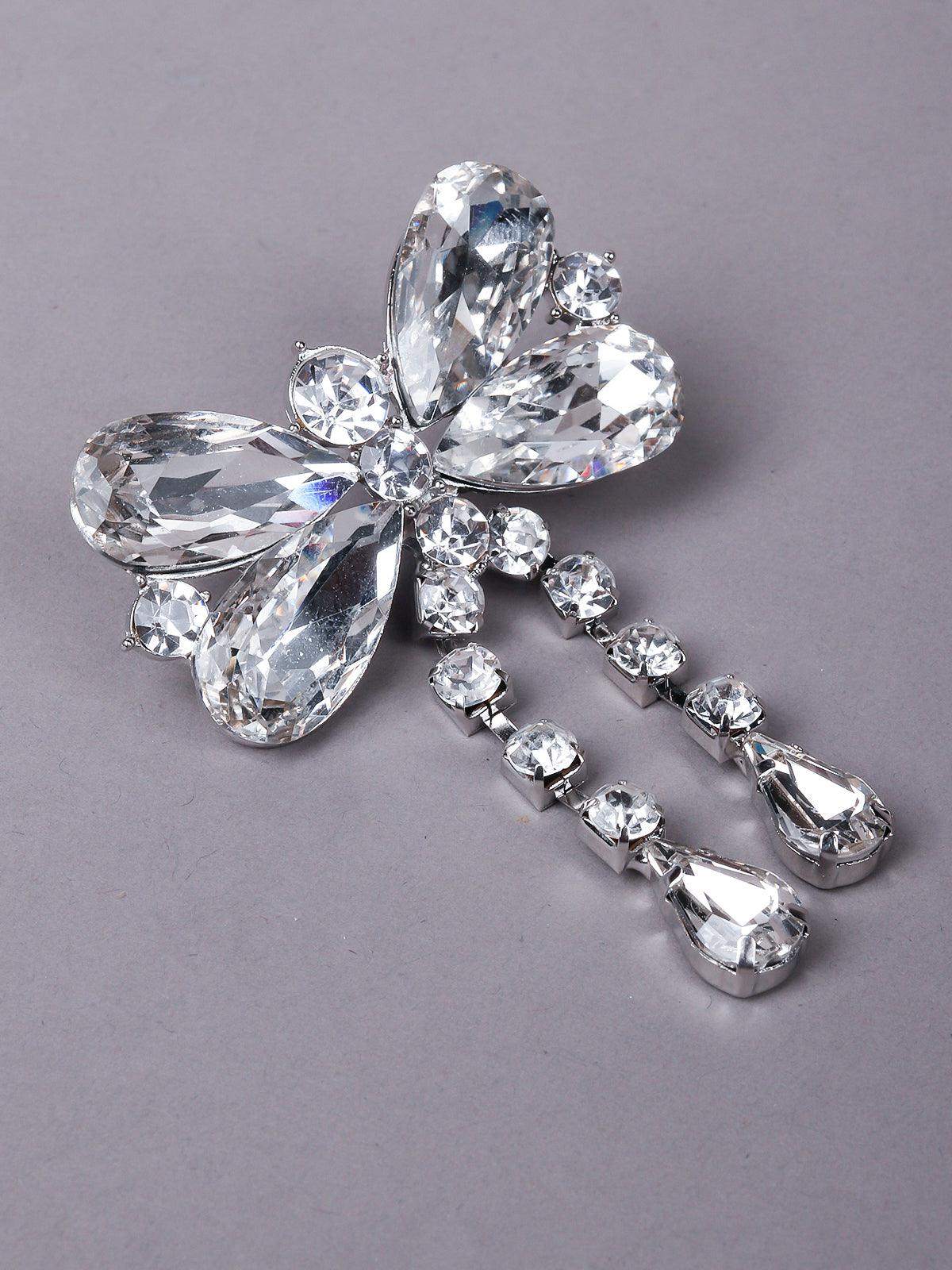 Women's Crystal Butterfly Cute Earring