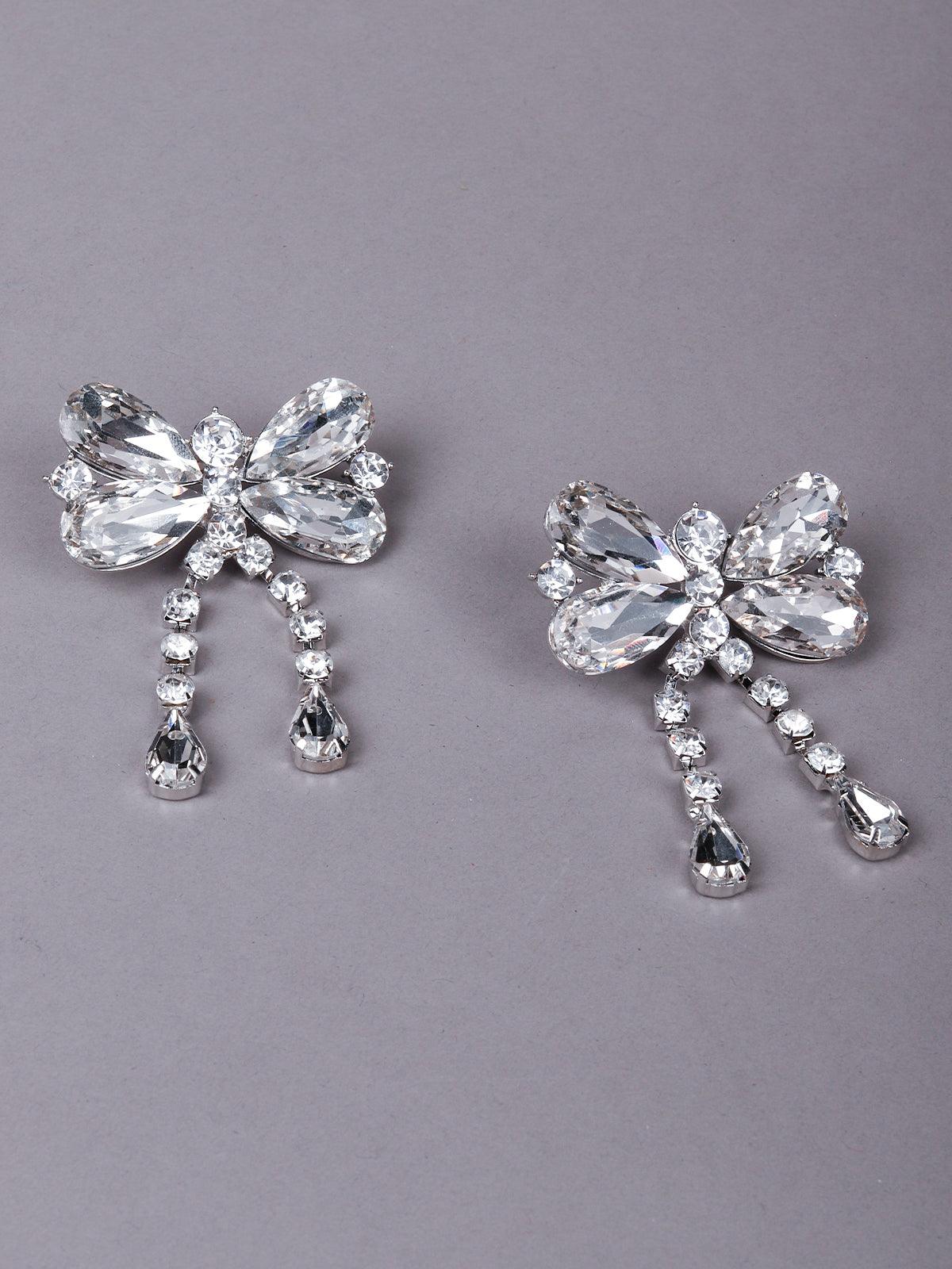 Women's Crystal Butterfly Cute Earring