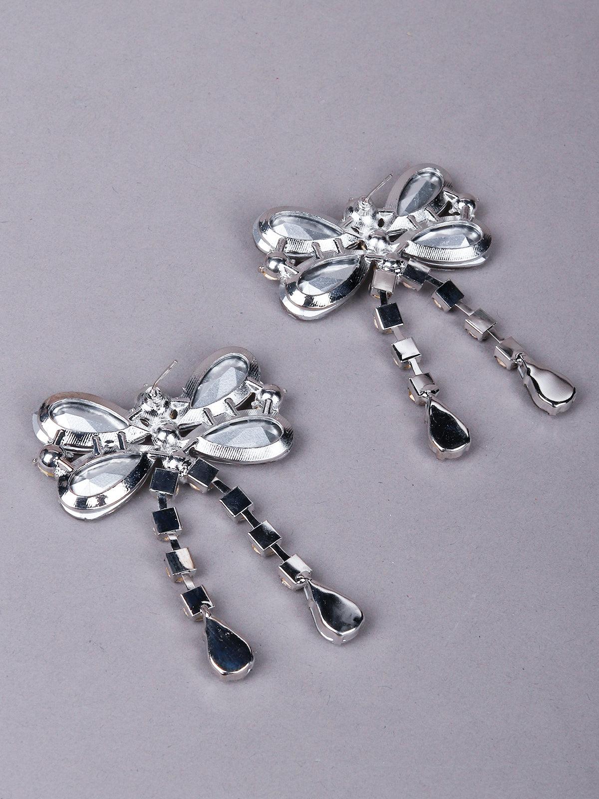 Women's Crystal Butterfly Cute Earring
