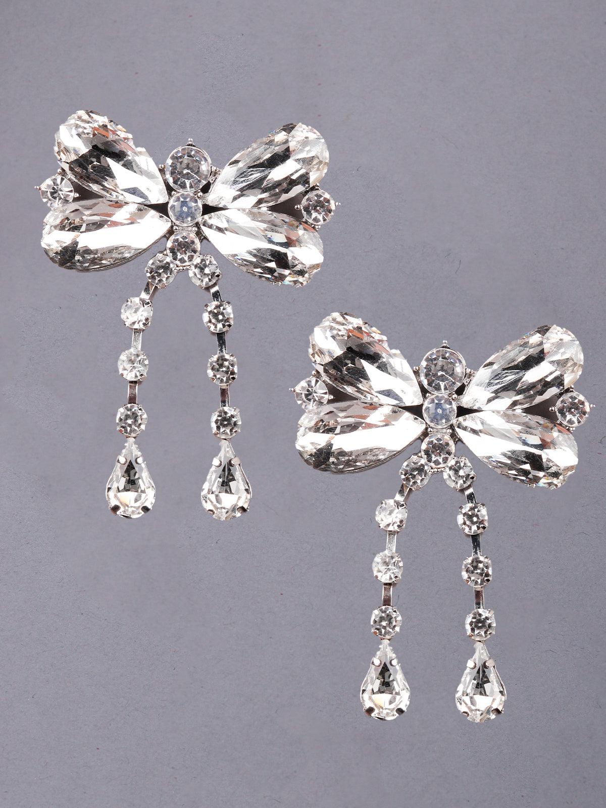 Women's Crystal Butterfly Cute Earring