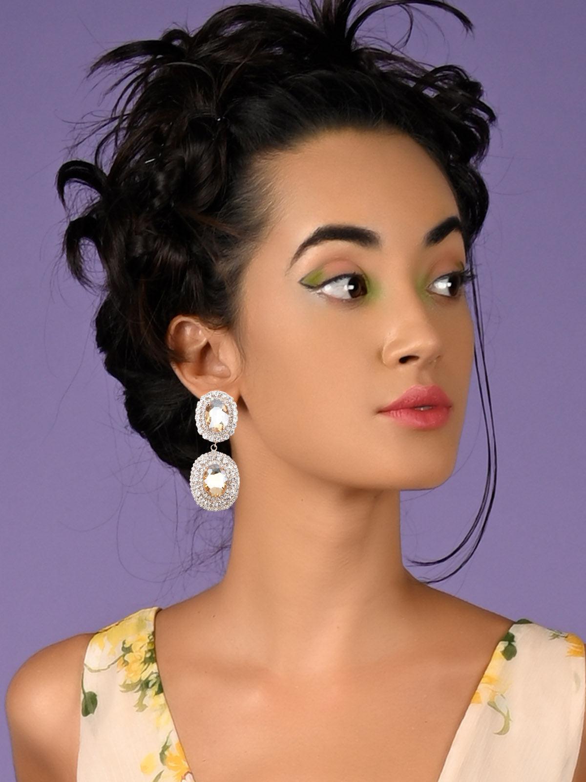 Women's Crystal-Embellished Exquisite Earring