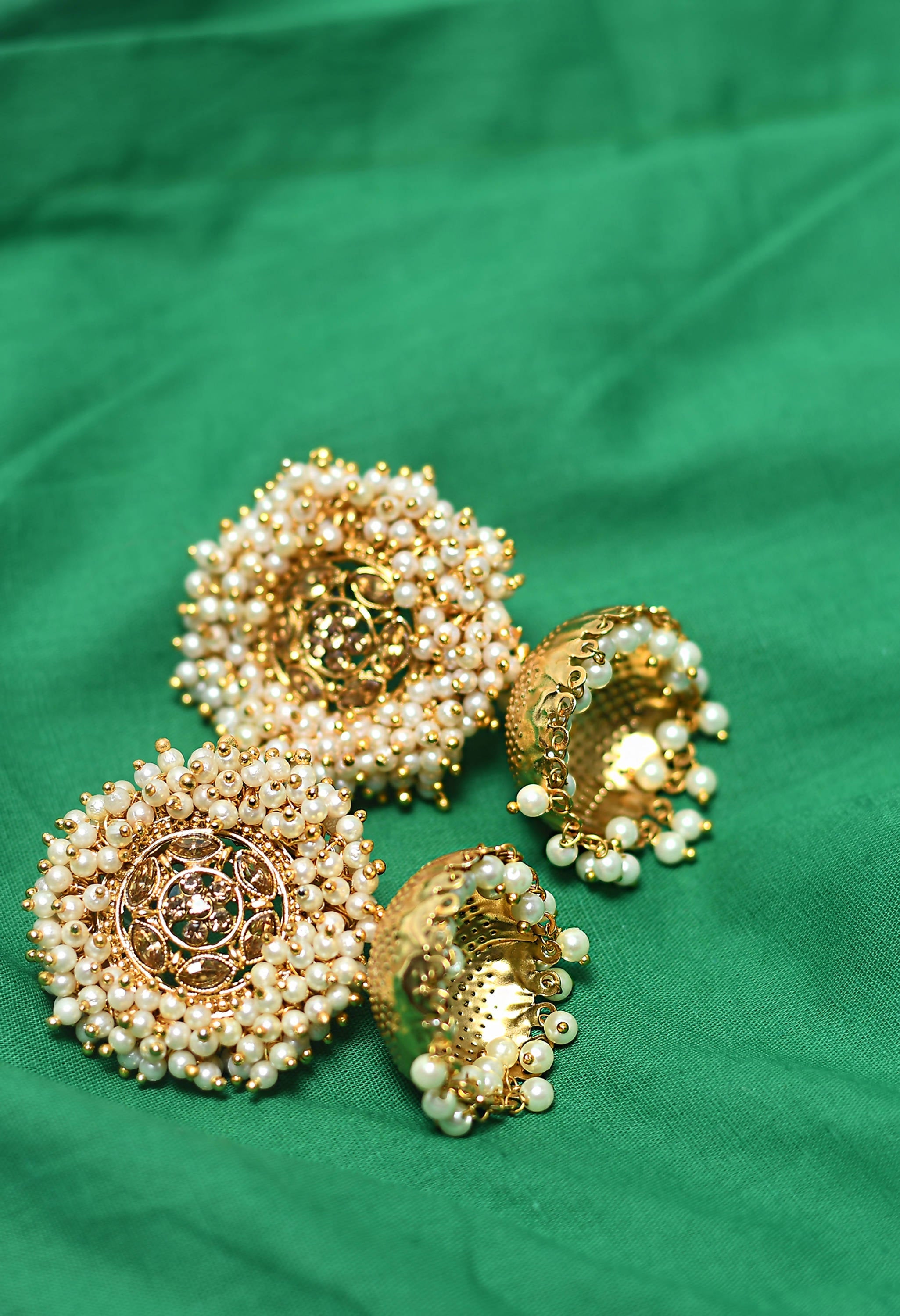 Johar Kamal Traditional party wear Jhumka Ea