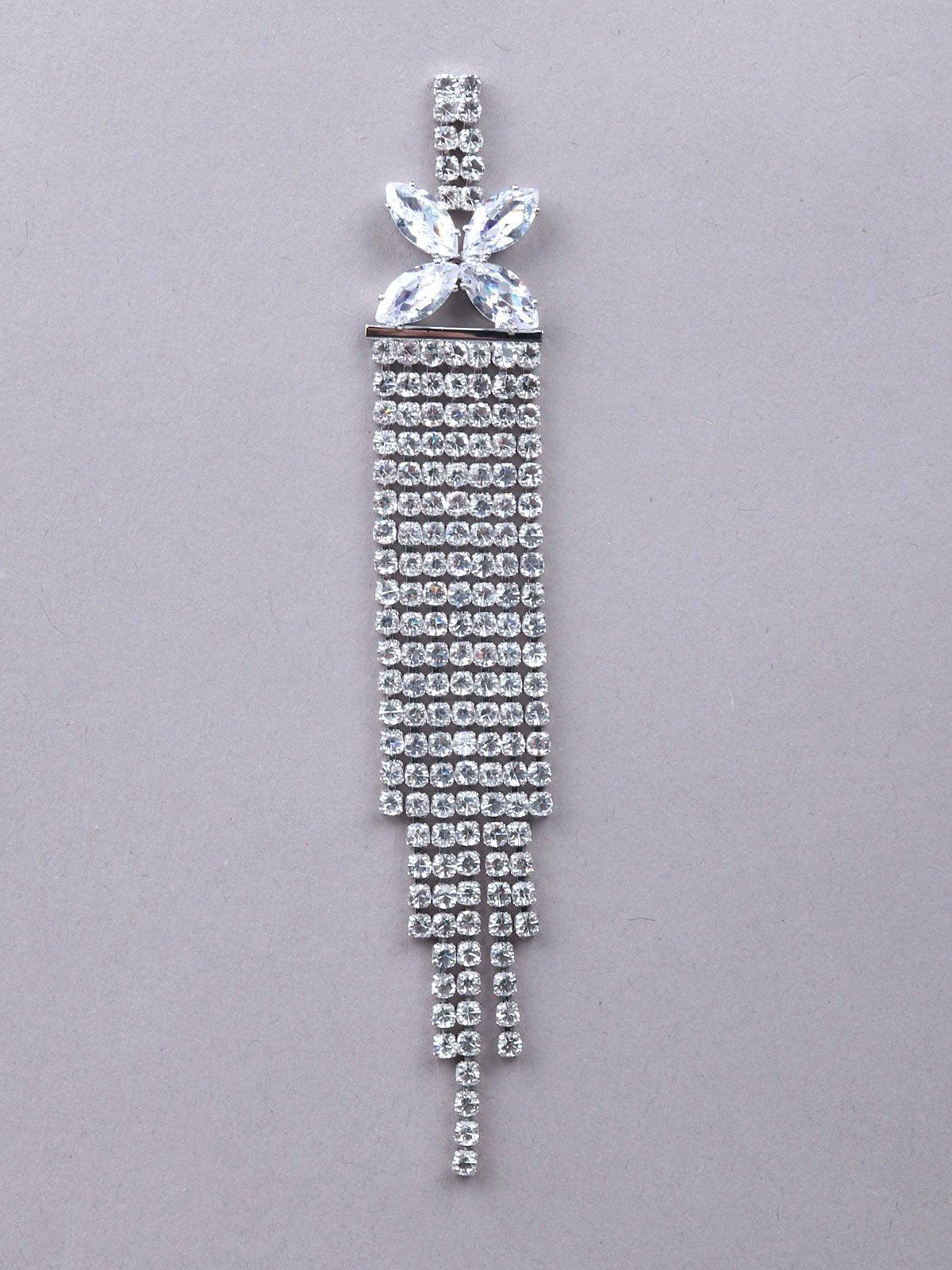 Women's Dazzle Delights Crystal Tassel Drop Earring