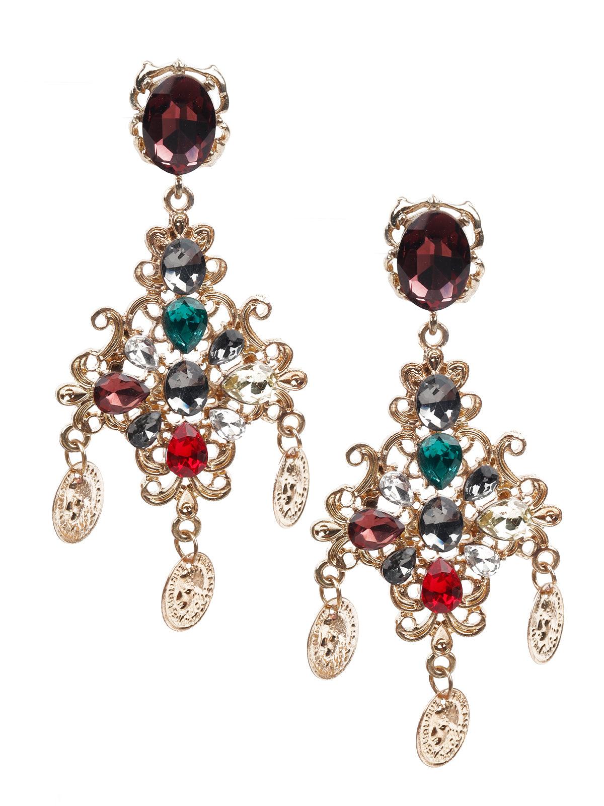 Women's Delicate Gold Metal Earring