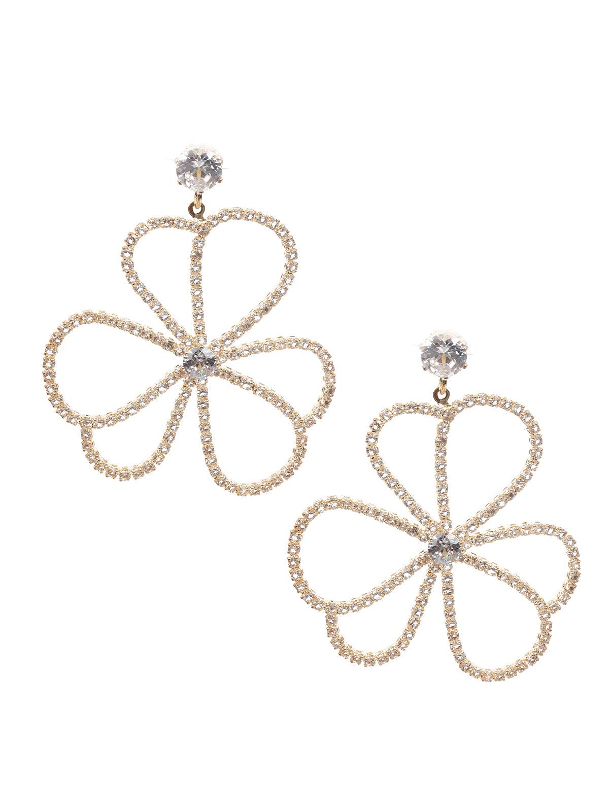 Women's Delicate Gold Metal Earring