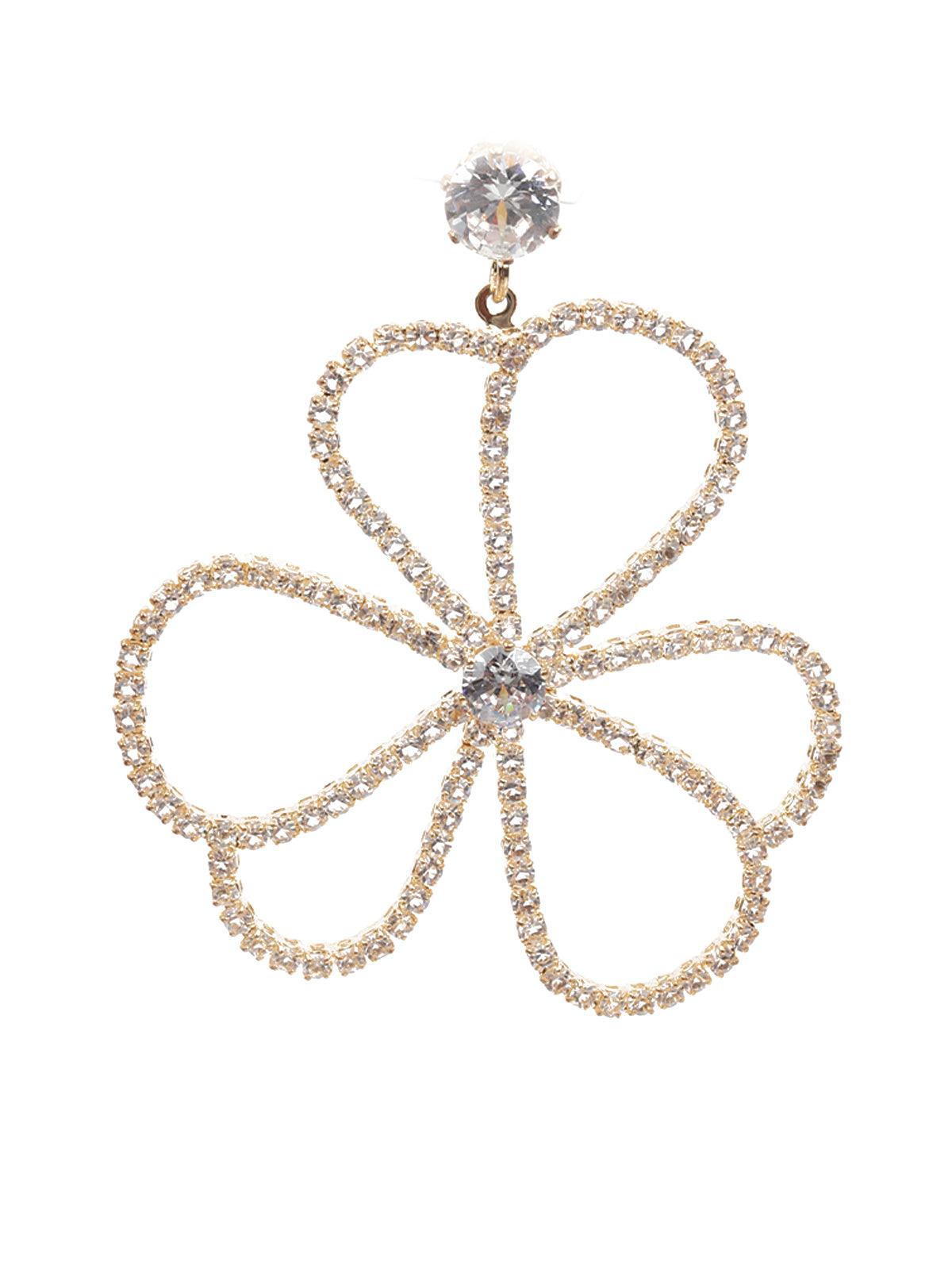 Women's Delicate Gold Metal Earring