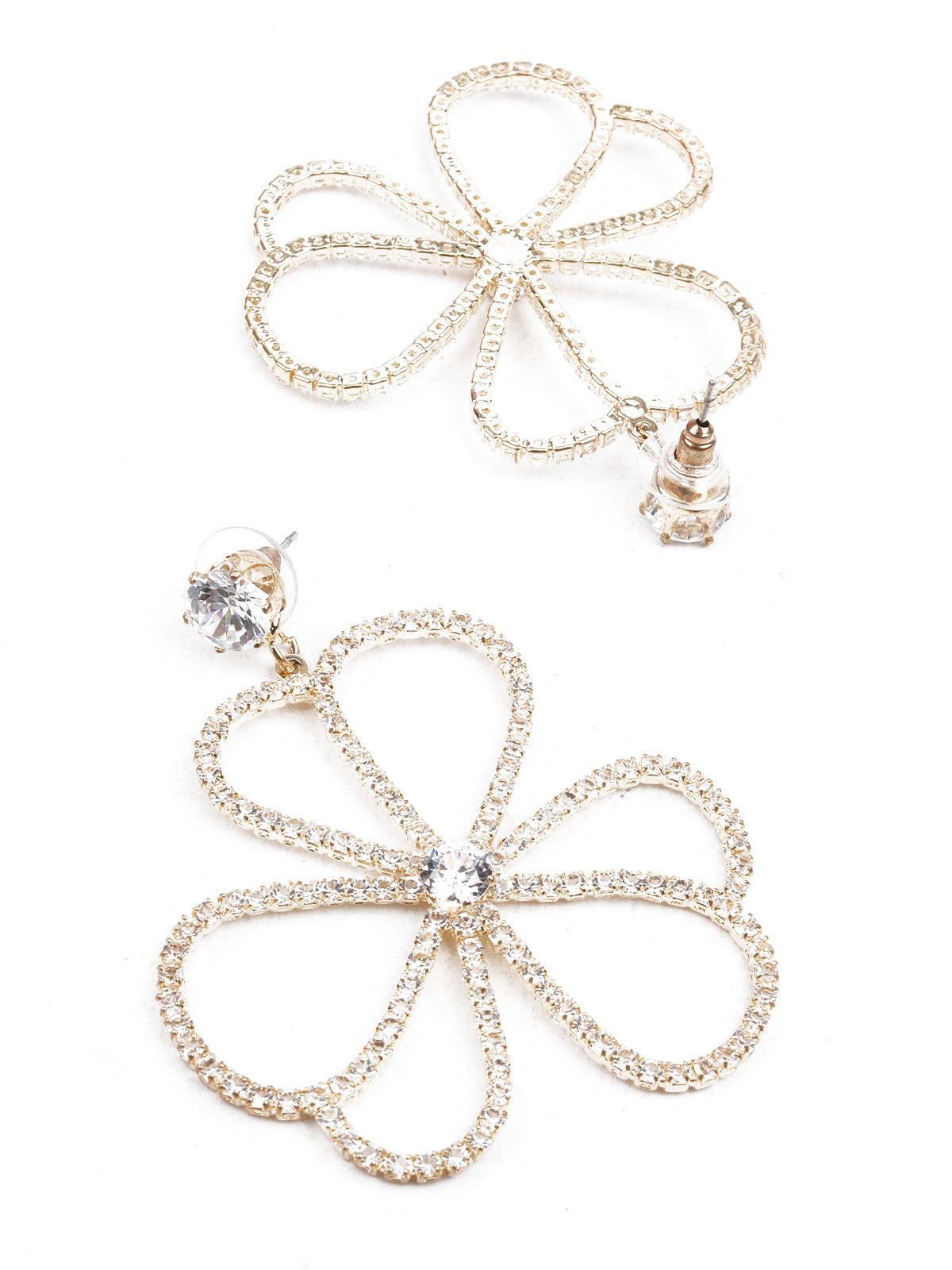 Women's Delicate Gold Metal Earring
