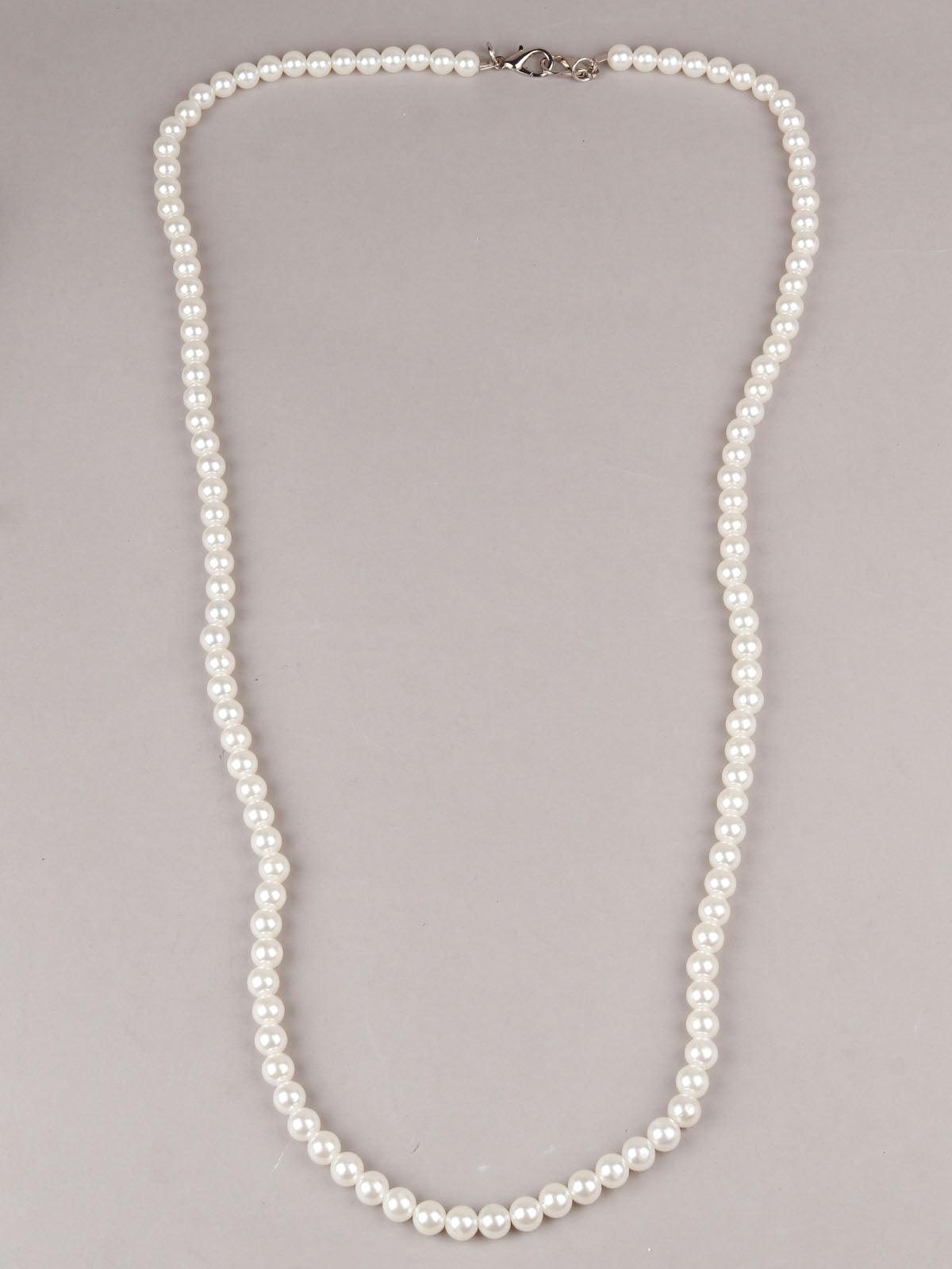 Women's Delicate Pearls Long Neckpiec