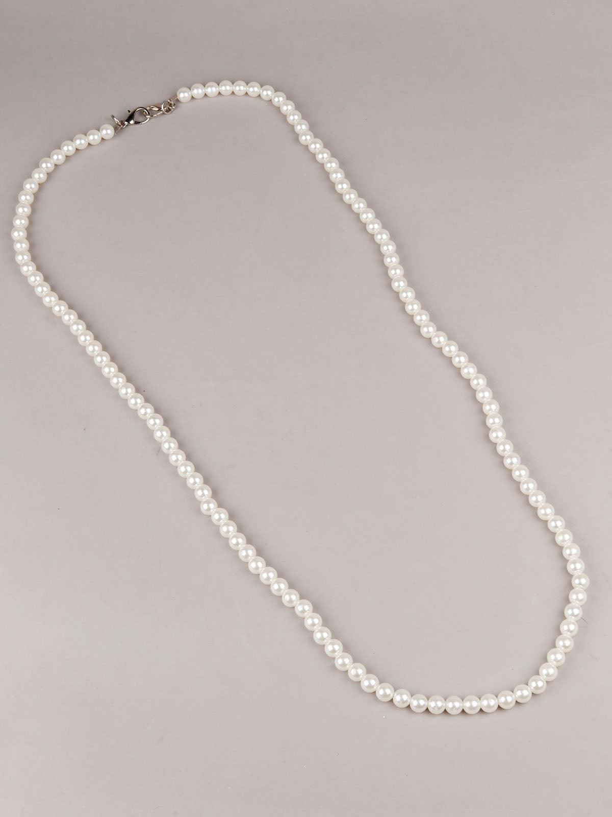 Women's Delicate Pearls Long Neckpiec