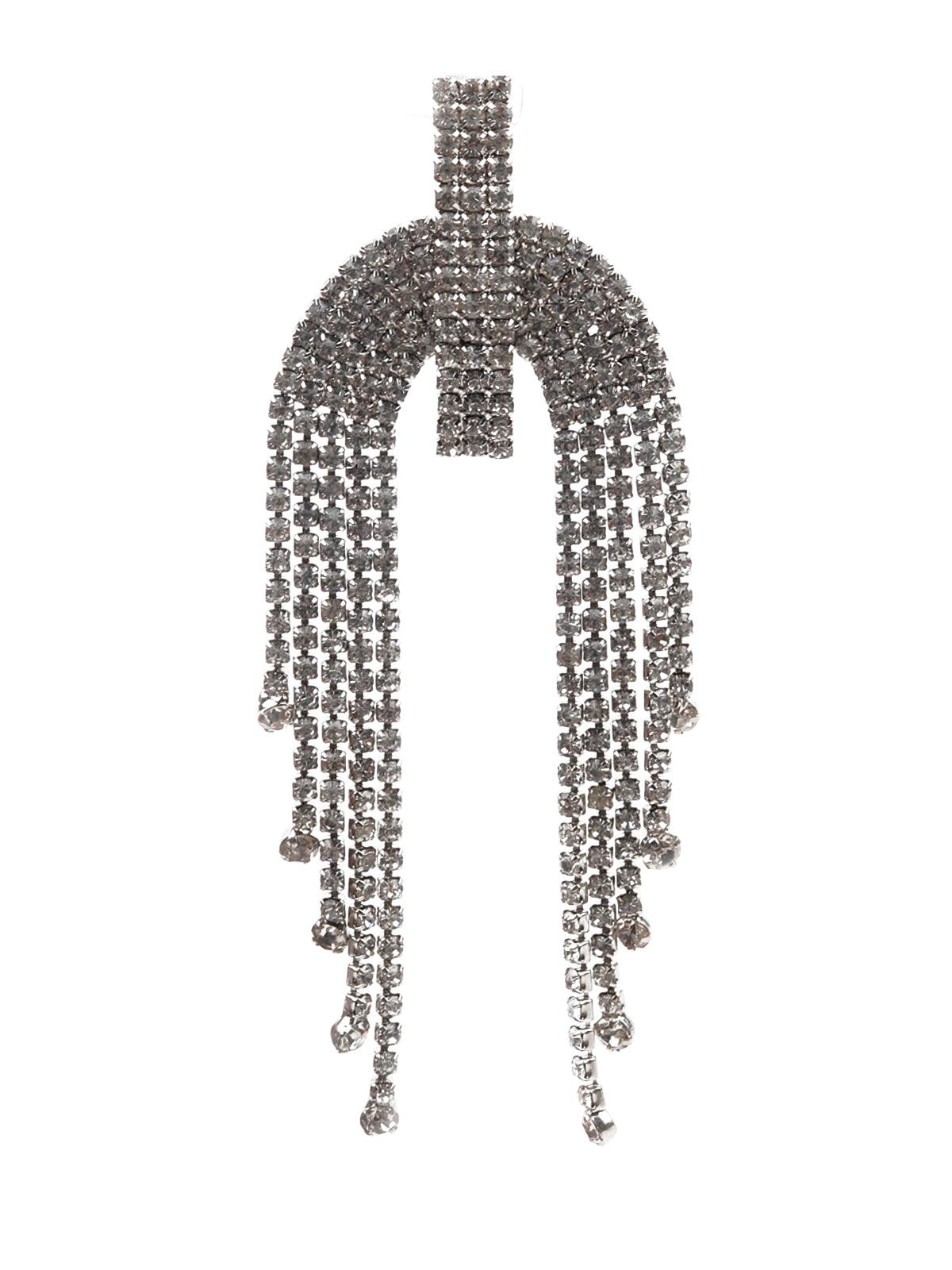 Women's Delicate White Stones Earring